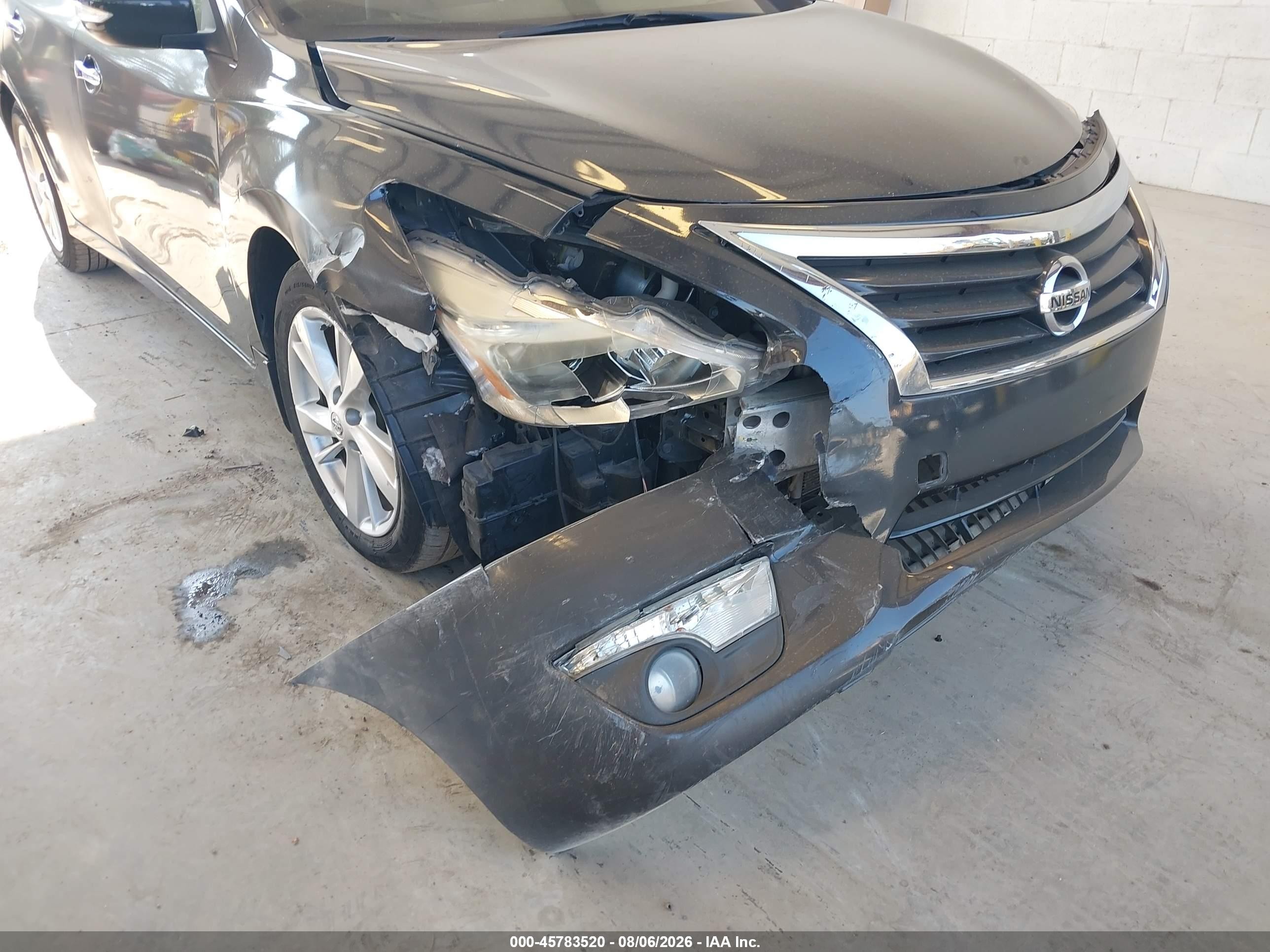 2015 Nissan Altima 2.5/s/sv/sl Серый vin: 1N4AL3AP4FC143670