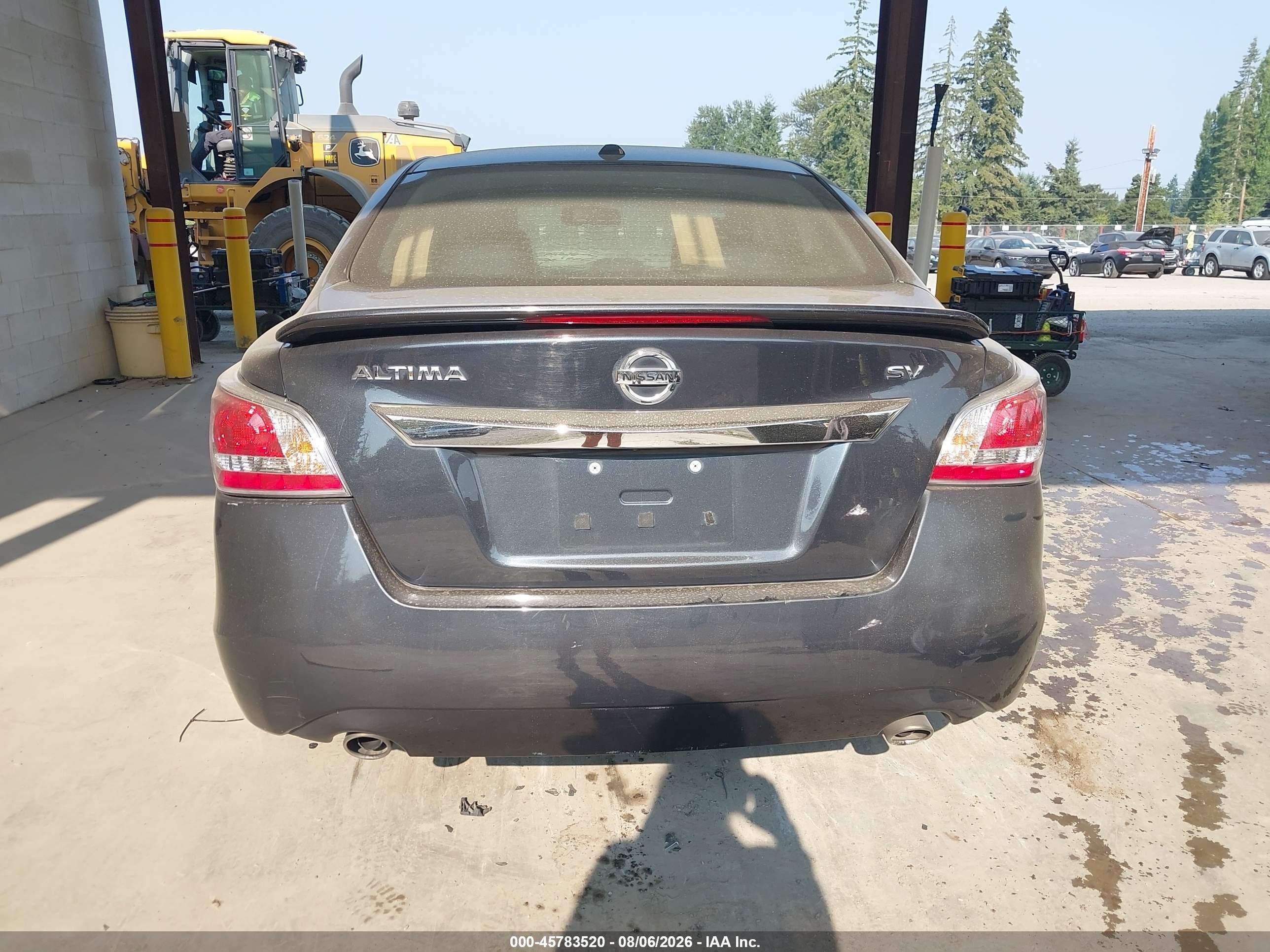 2015 Nissan Altima 2.5/s/sv/sl Серый vin: 1N4AL3AP4FC143670