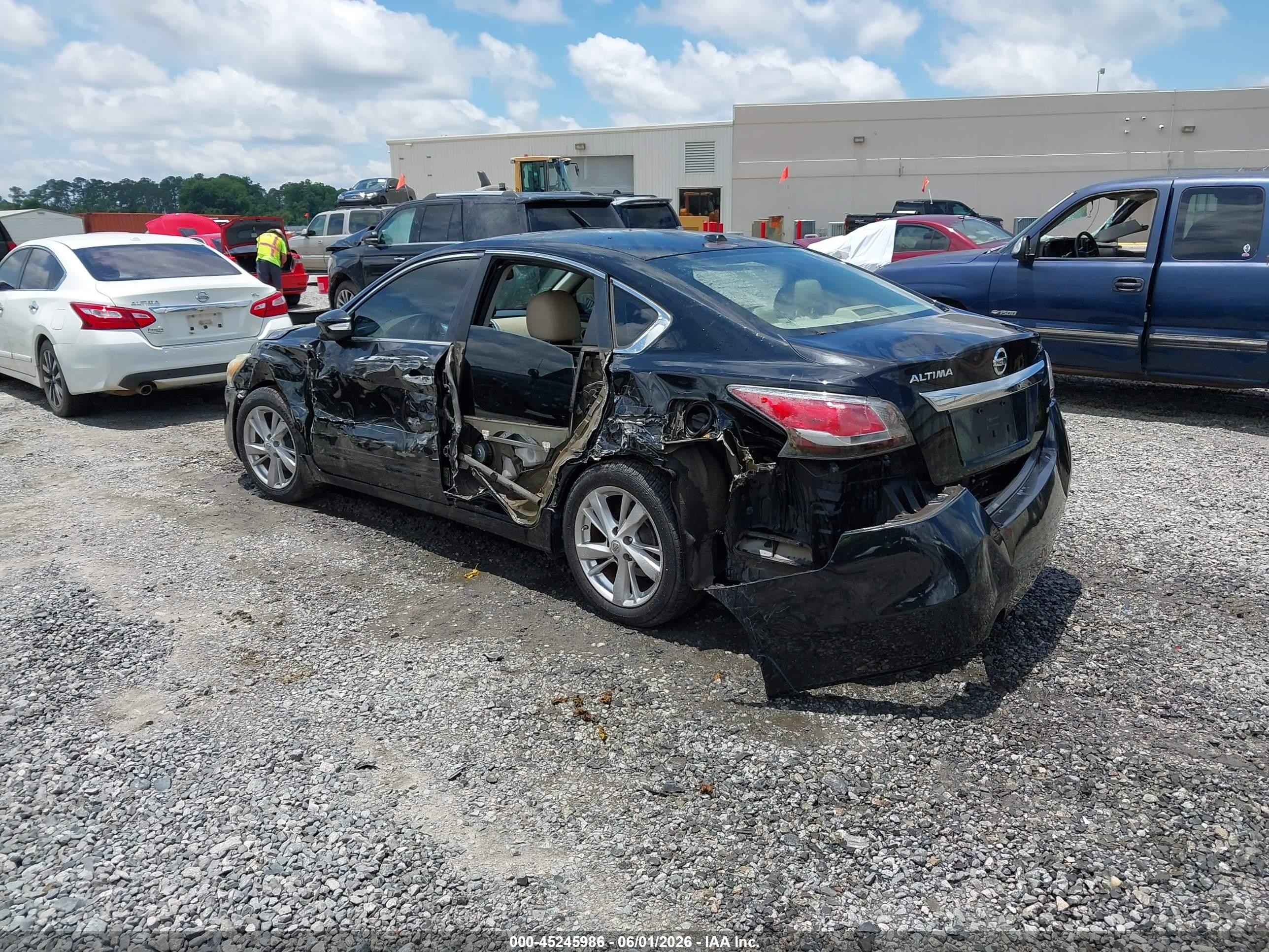 2015 Nissan Altima 2.5 Sl Black vin: 1N4AL3AP4FC144740