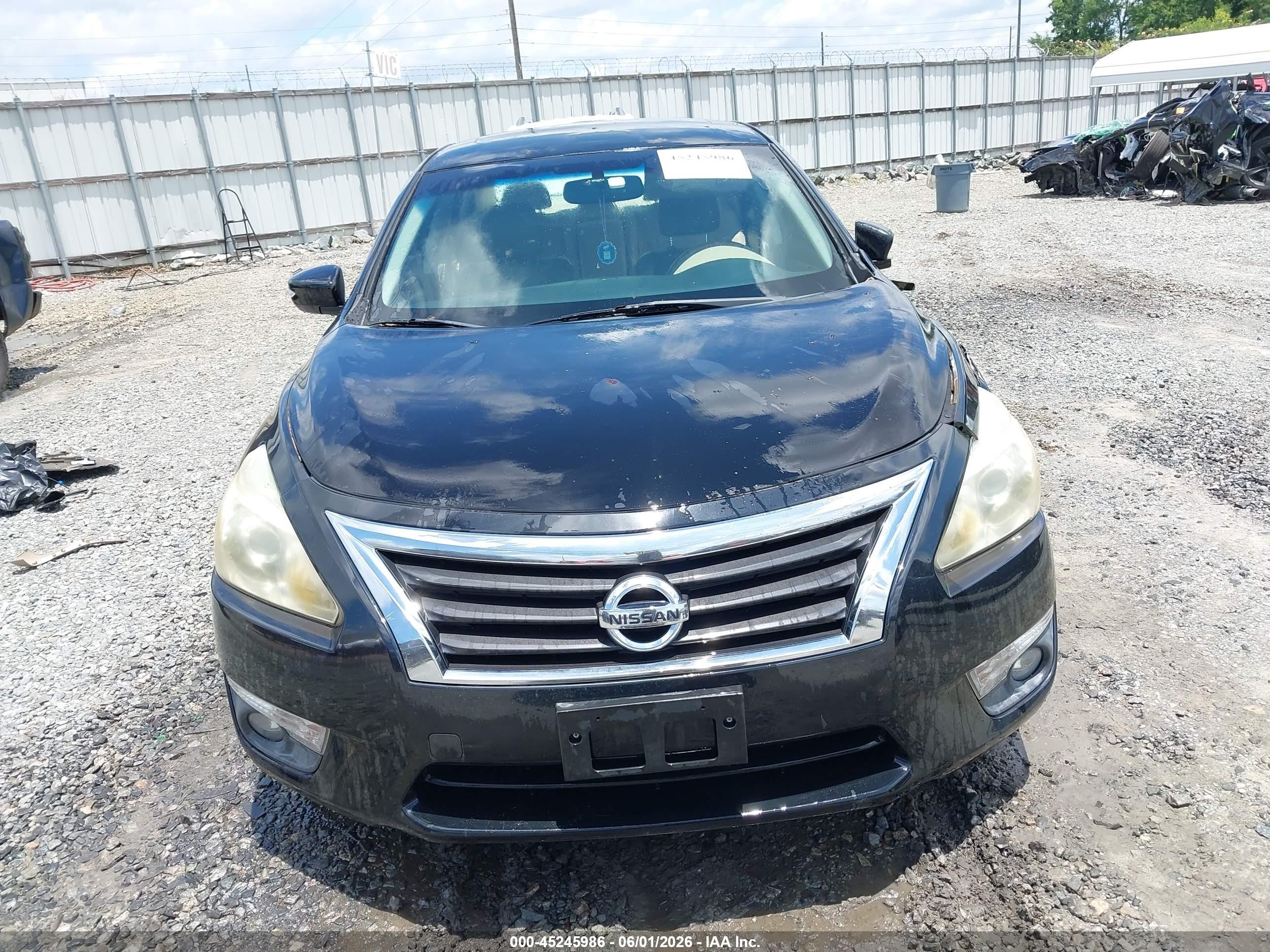 2015 Nissan Altima 2.5 Sl Black vin: 1N4AL3AP4FC144740