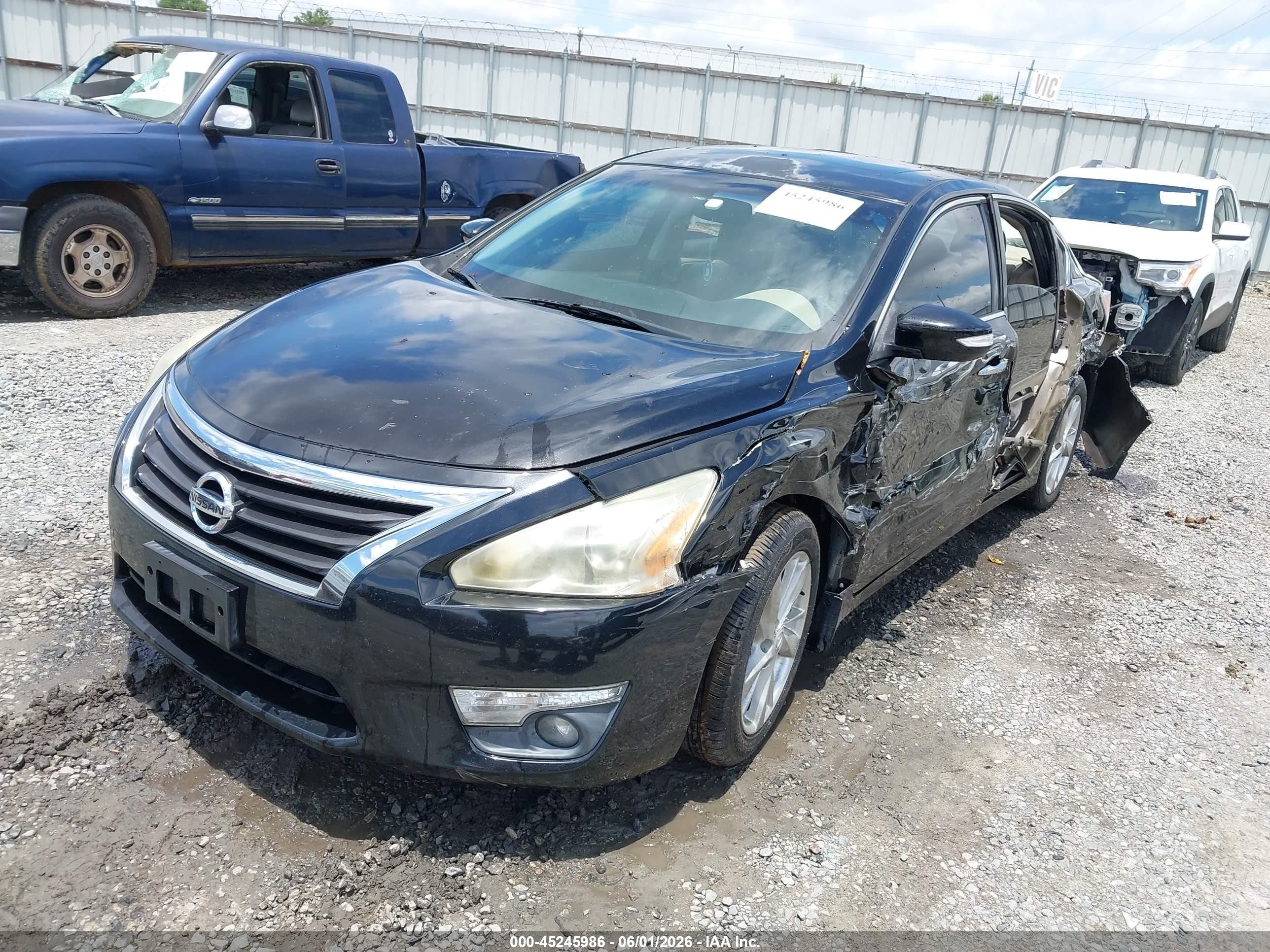 2015 Nissan Altima 2.5 Sl Black vin: 1N4AL3AP4FC144740