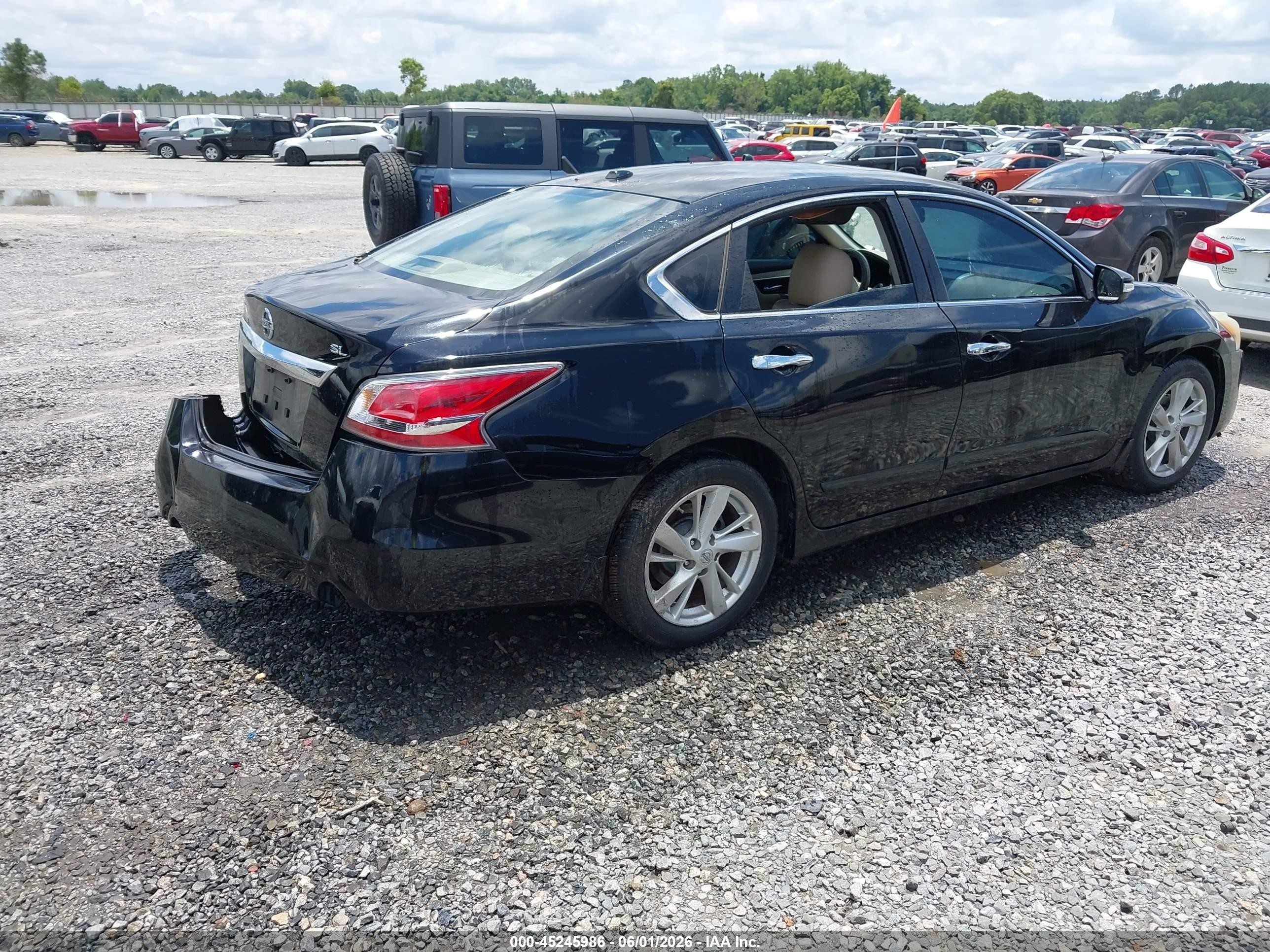 2015 Nissan Altima 2.5 Sl Black vin: 1N4AL3AP4FC144740