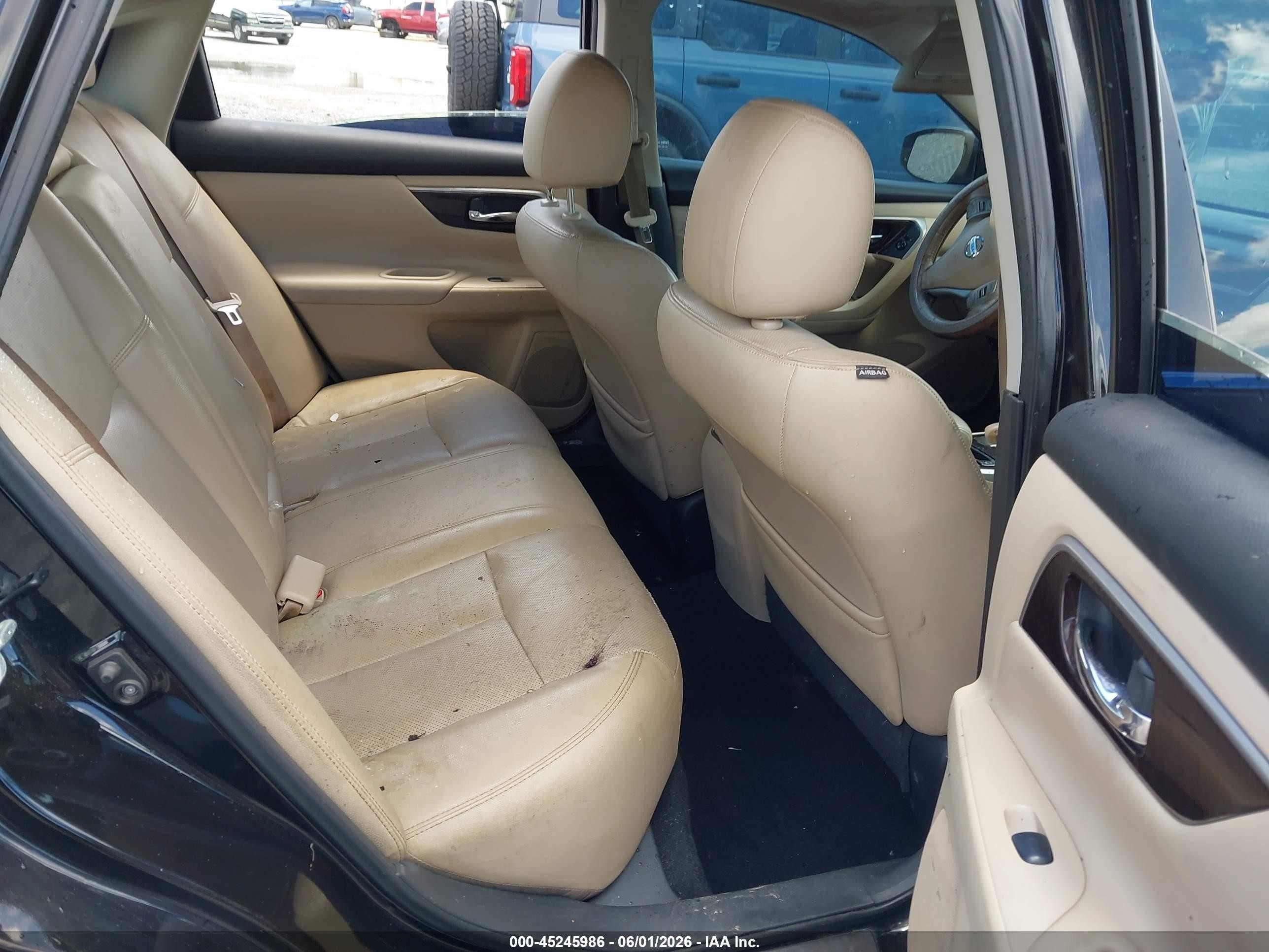 2015 Nissan Altima 2.5 Sl Black vin: 1N4AL3AP4FC144740