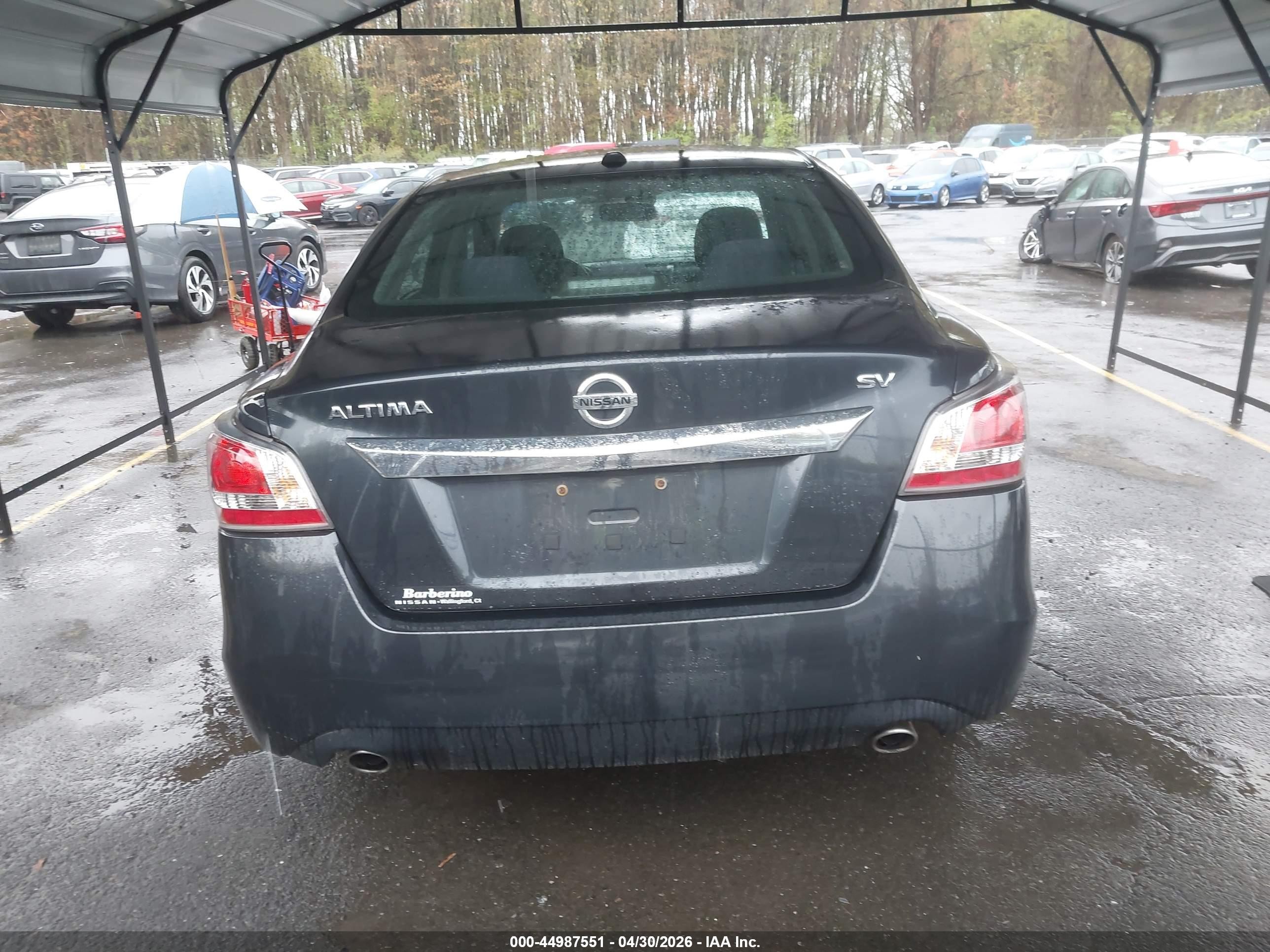 2015 Nissan Altima 2.5 Sv Blue vin: 1N4AL3AP4FC149372