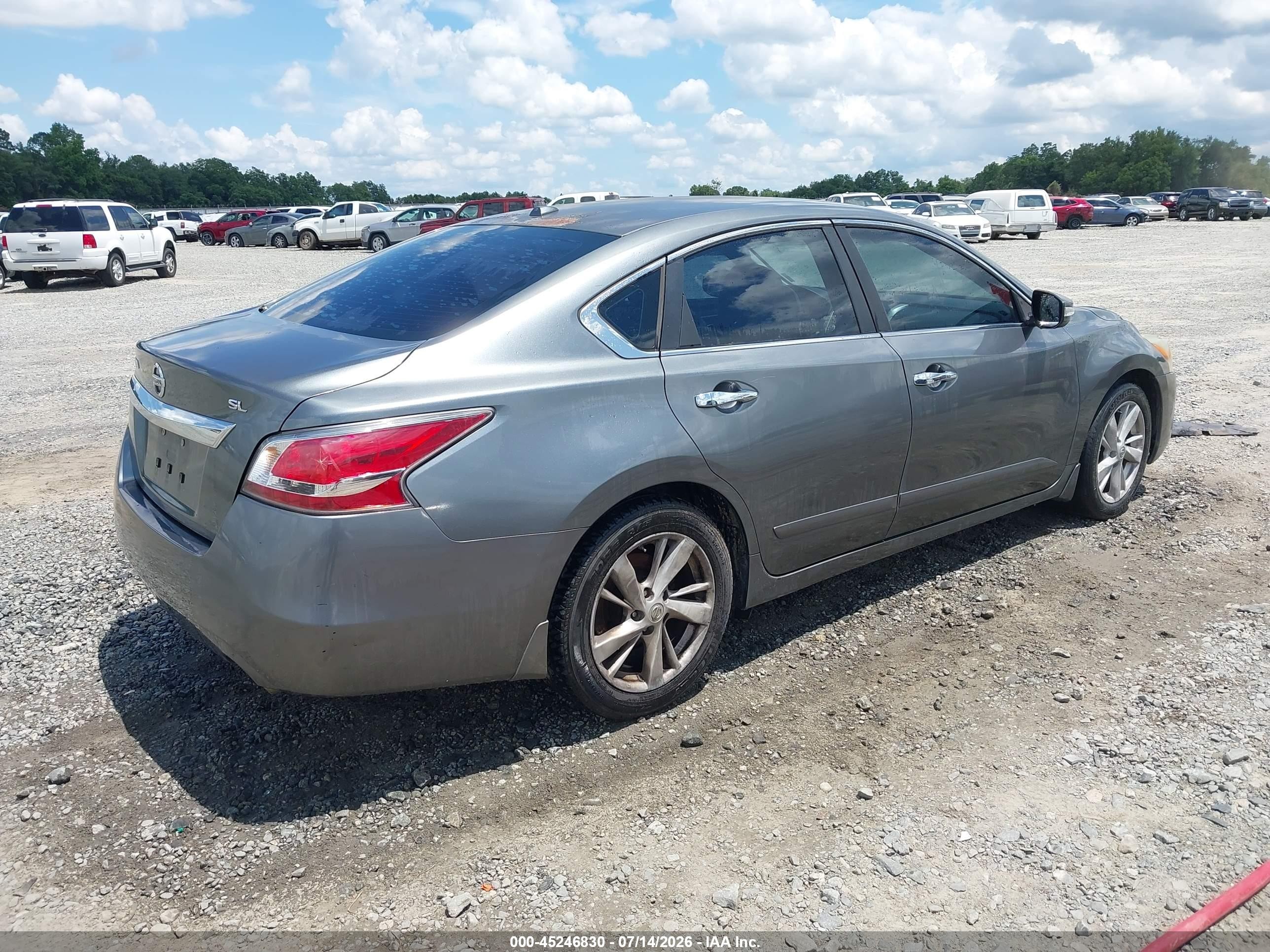 2015 Nissan Altima 2.5 Sl Gray vin: 1N4AL3AP4FC162896