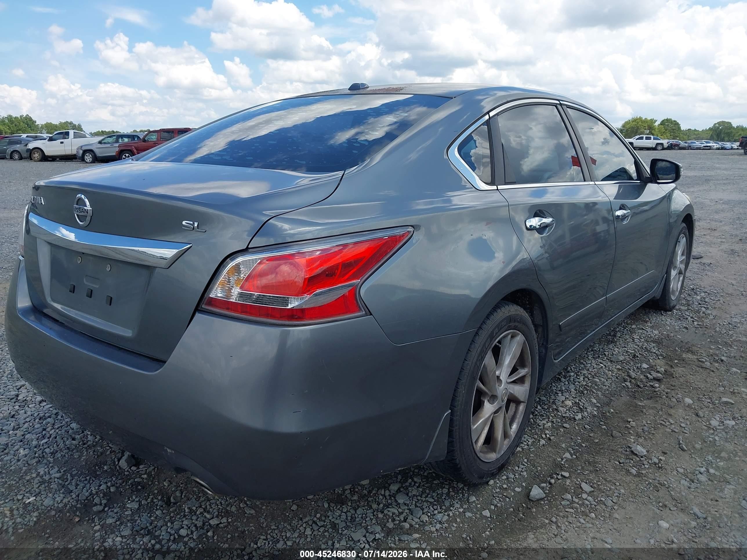 2015 Nissan Altima 2.5 Sl Gray vin: 1N4AL3AP4FC162896