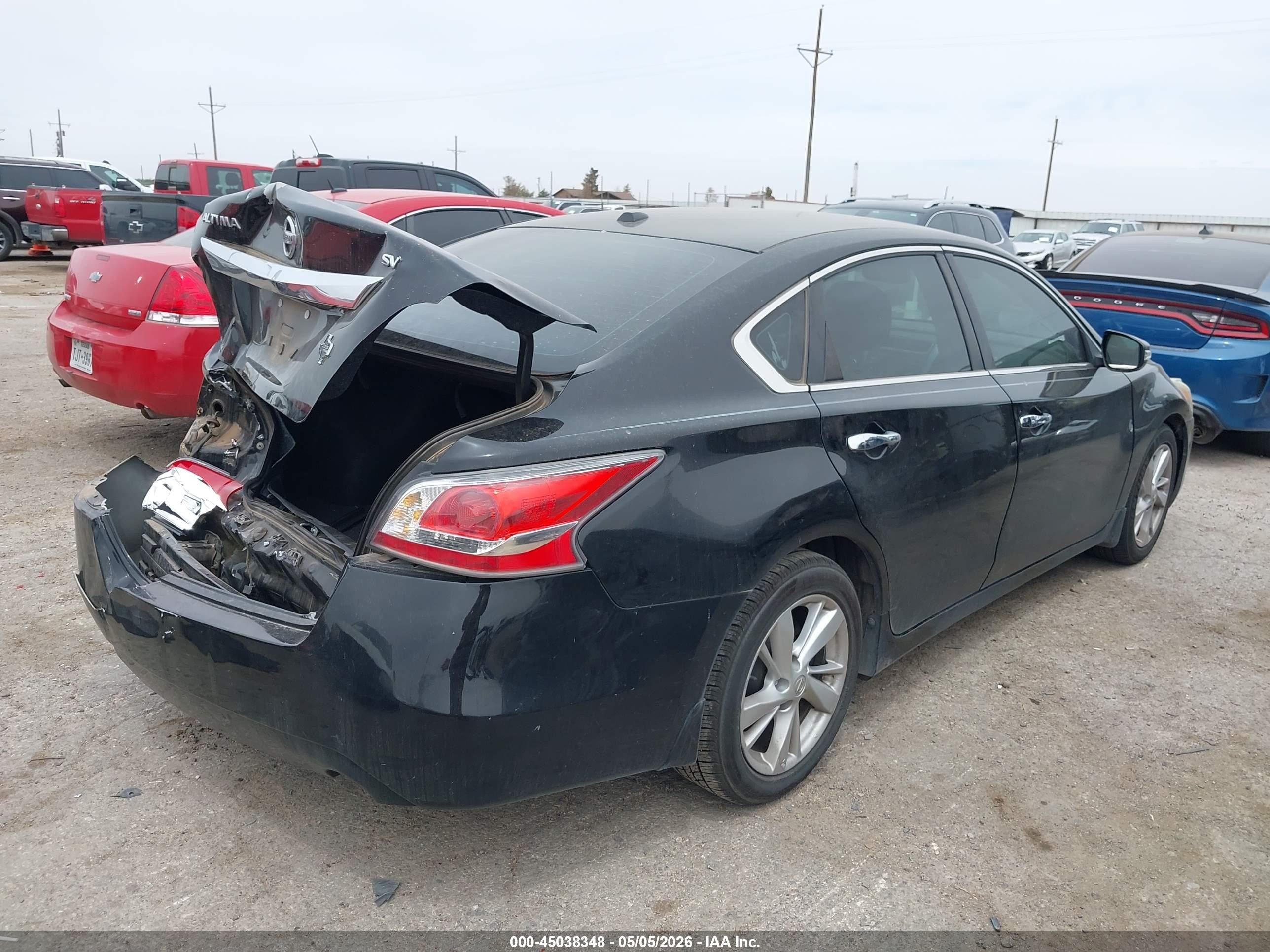 2015 Nissan Altima 2.5 Sv Black vin: 1N4AL3AP4FC174806