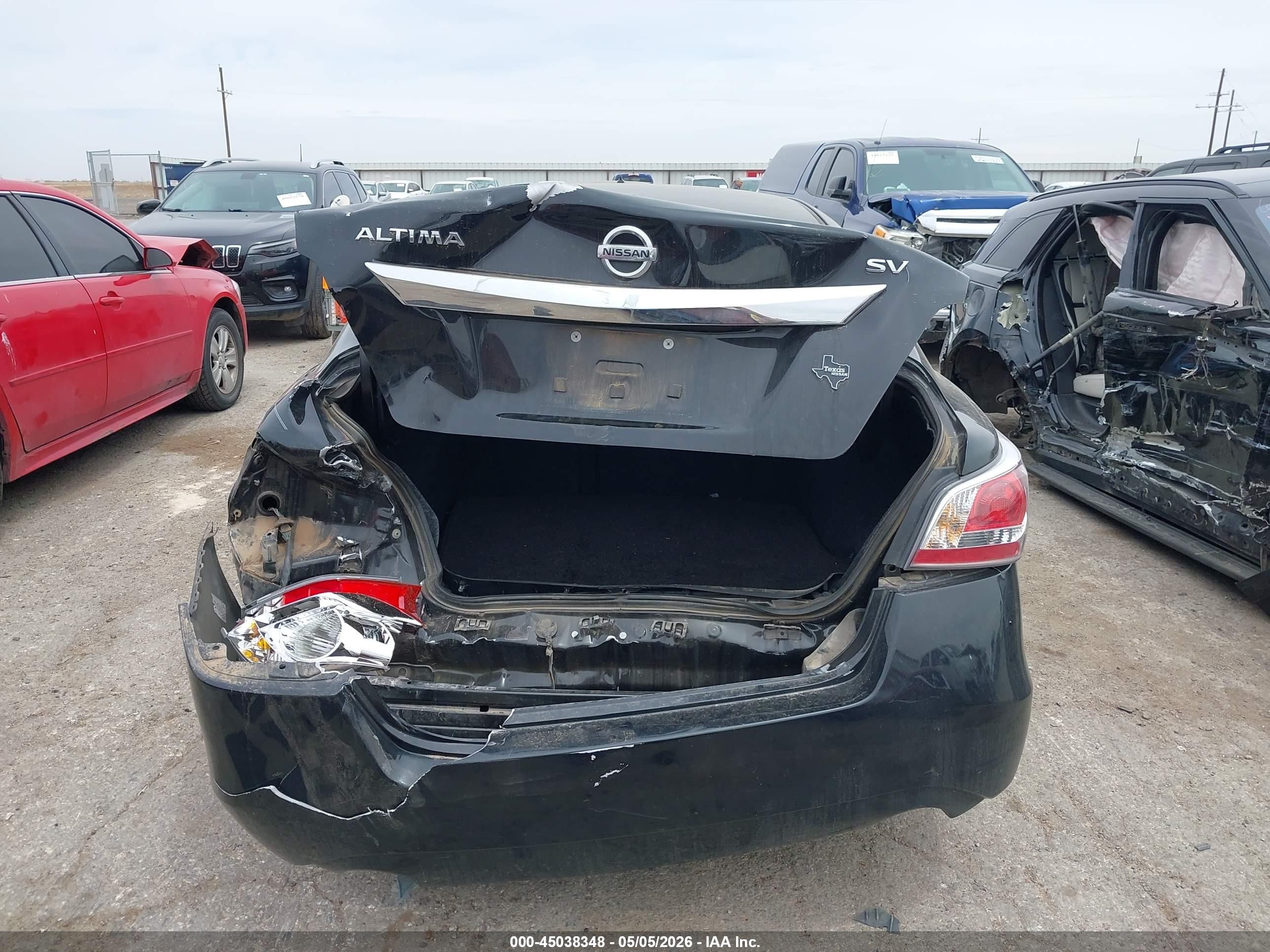 2015 Nissan Altima 2.5 Sv Black vin: 1N4AL3AP4FC174806