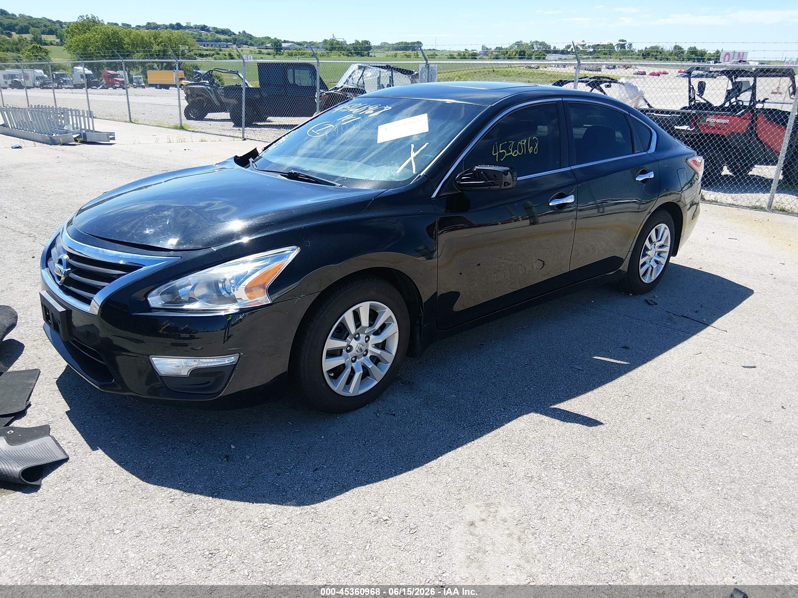 2015 Nissan Altima 2.5 S Black vin: 1N4AL3AP4FC182811