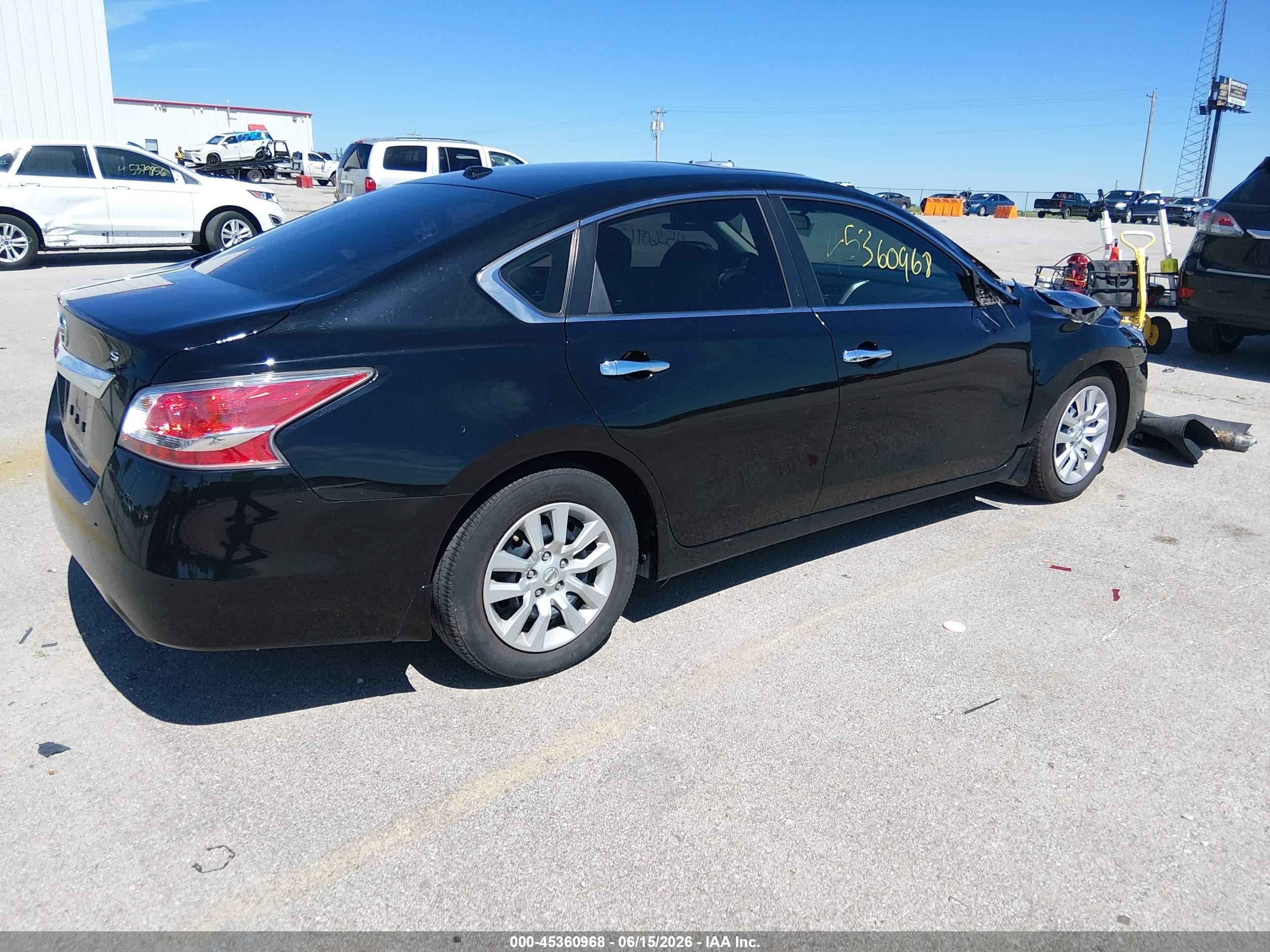 2015 Nissan Altima 2.5 S Black vin: 1N4AL3AP4FC182811