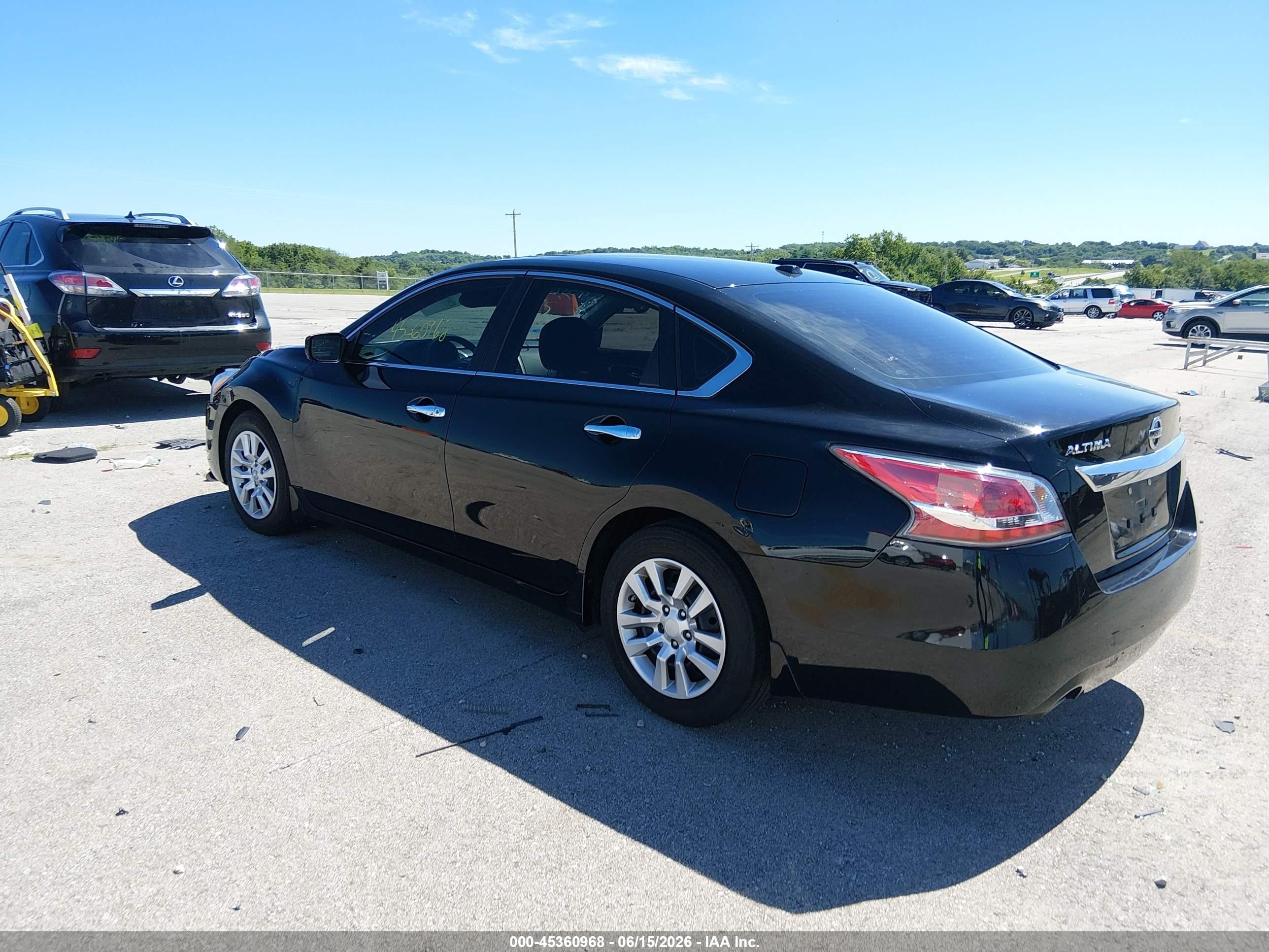 2015 Nissan Altima 2.5 S Black vin: 1N4AL3AP4FC182811
