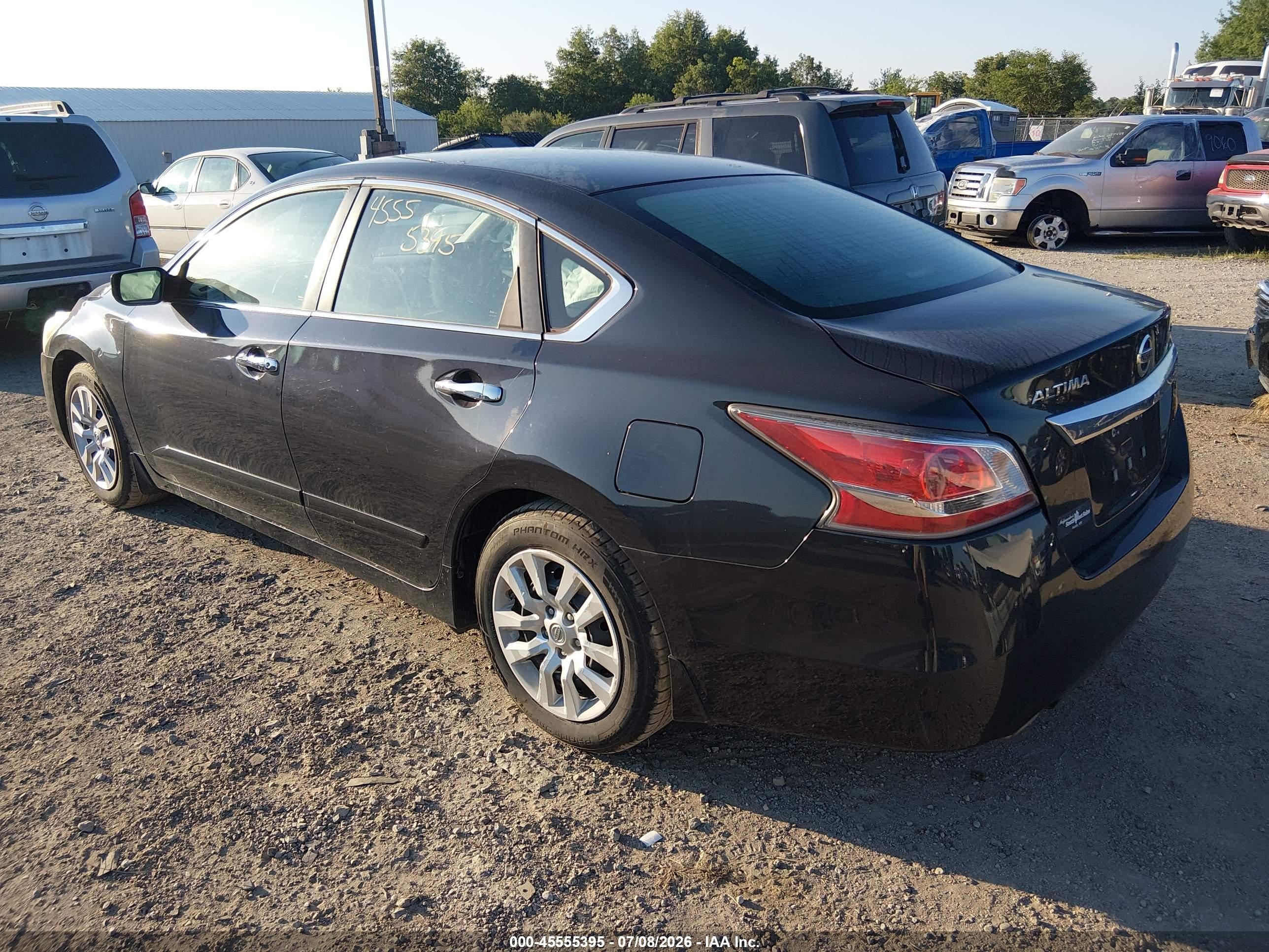 2015 Nissan Altima 2.5 S Black vin: 1N4AL3AP4FC195817