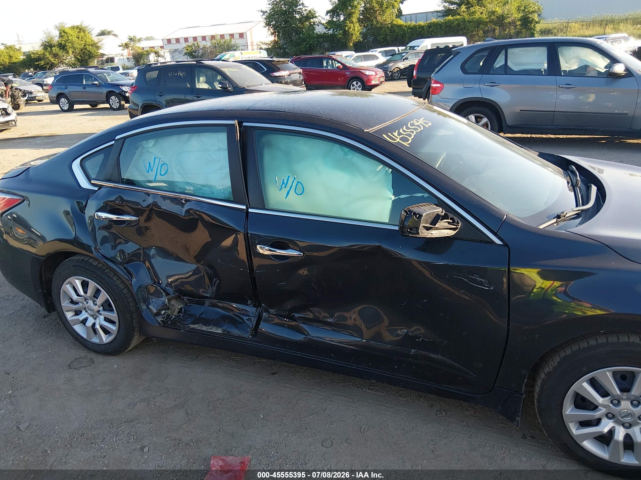 2015 Nissan Altima 2.5 S Black vin: 1N4AL3AP4FC195817