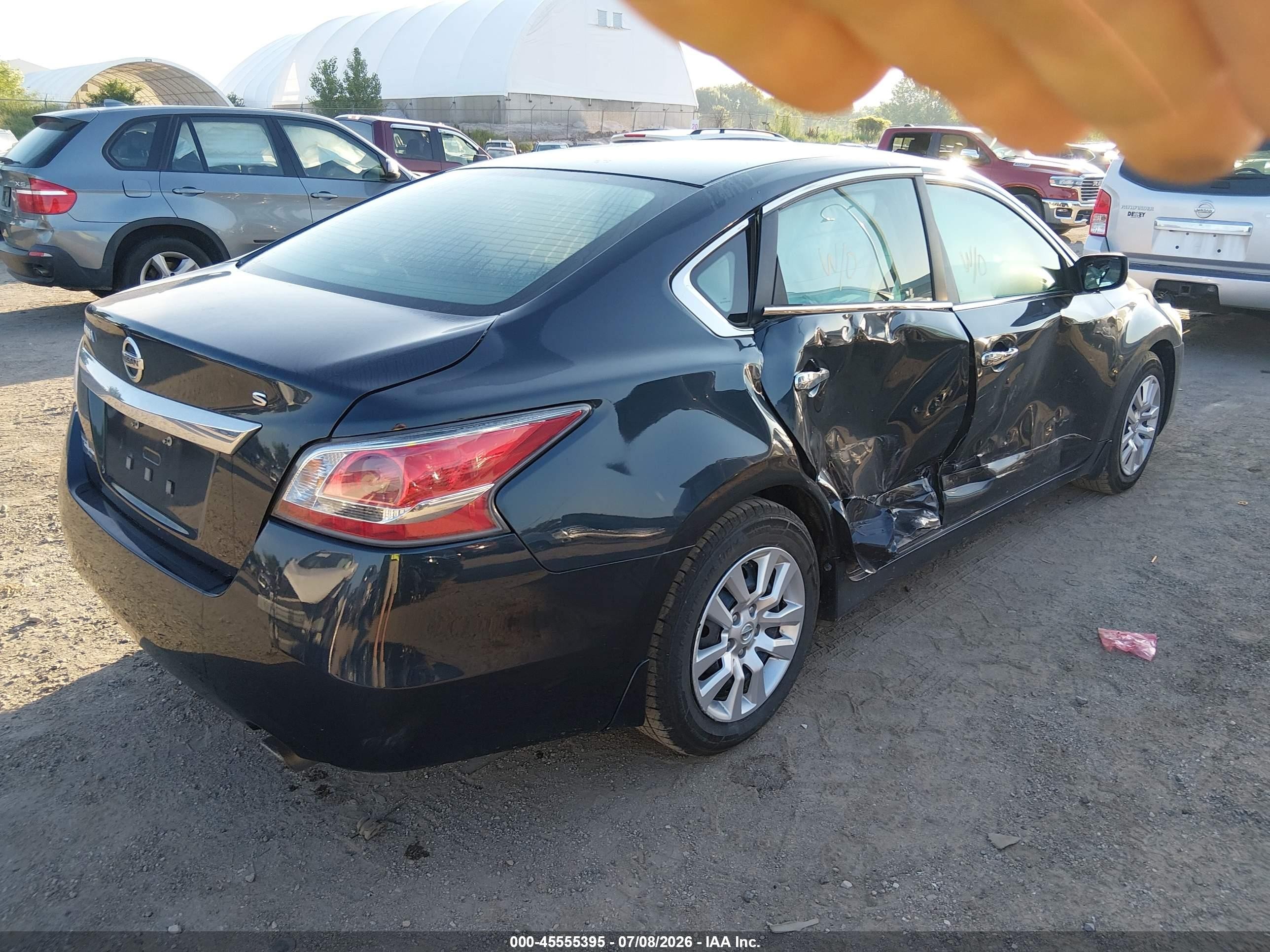 2015 Nissan Altima 2.5 S Black vin: 1N4AL3AP4FC195817