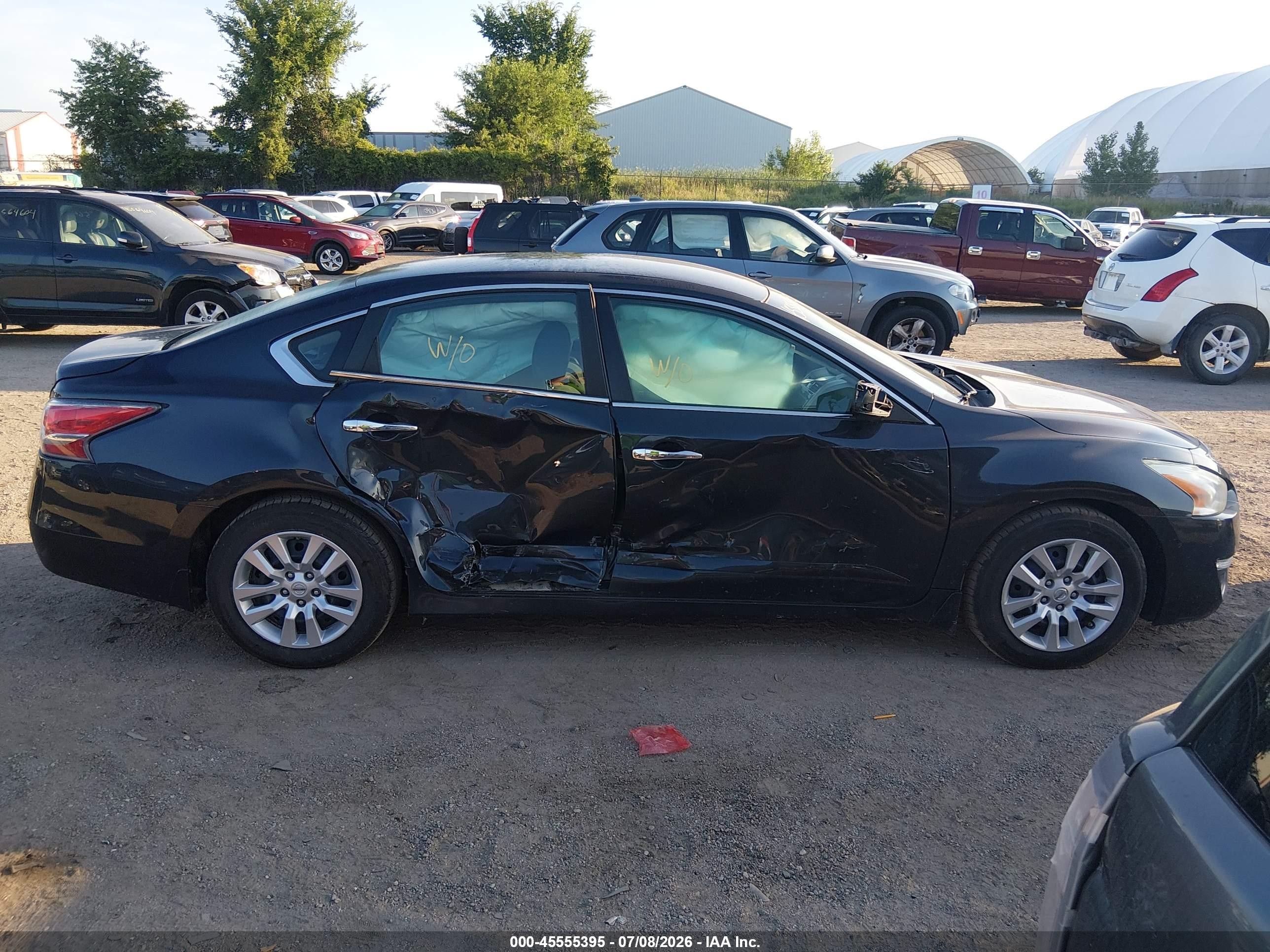 2015 Nissan Altima 2.5 S Black vin: 1N4AL3AP4FC195817