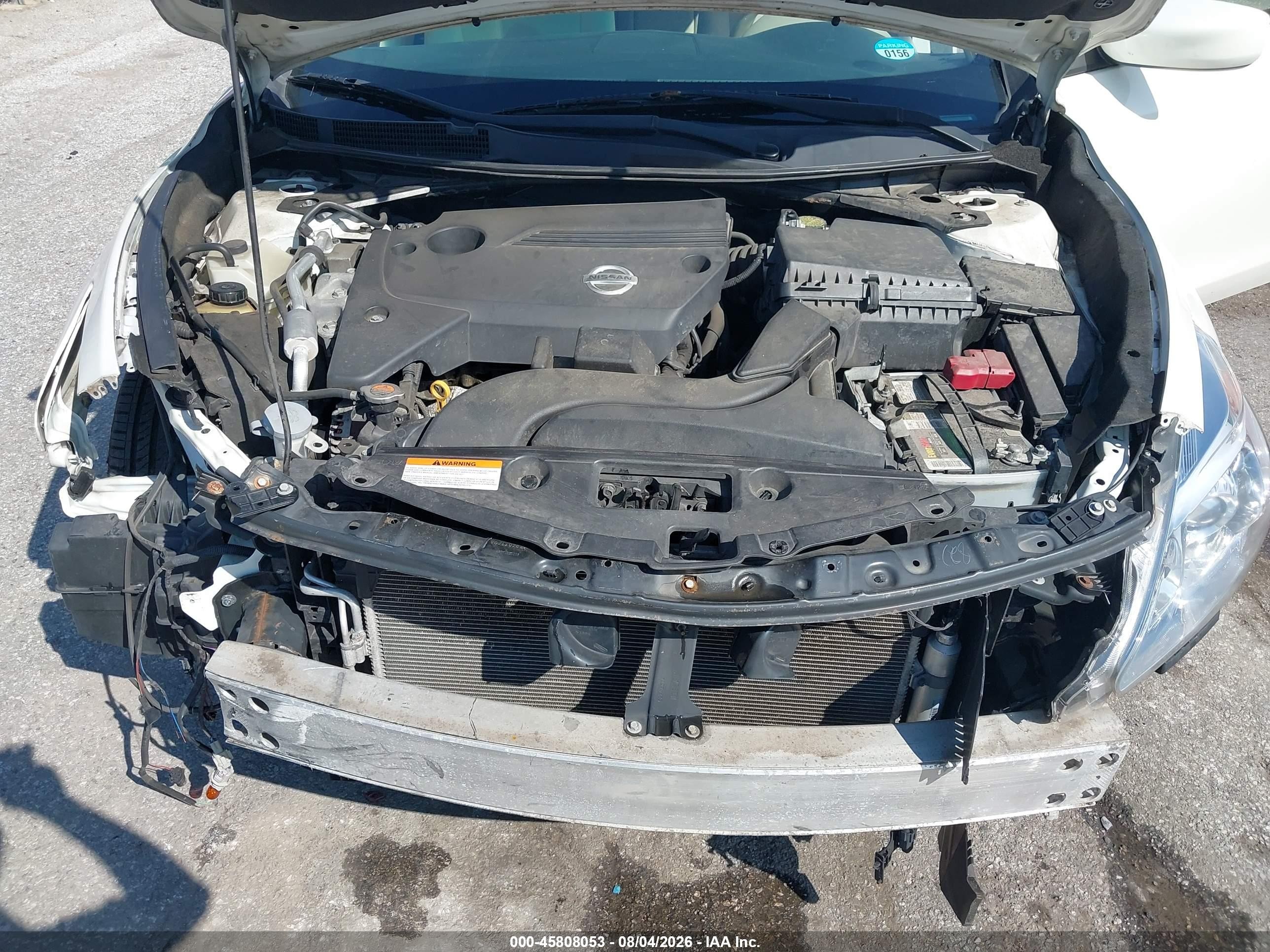 2015 Nissan Altima 2.5 S White vin: 1N4AL3AP4FC199916