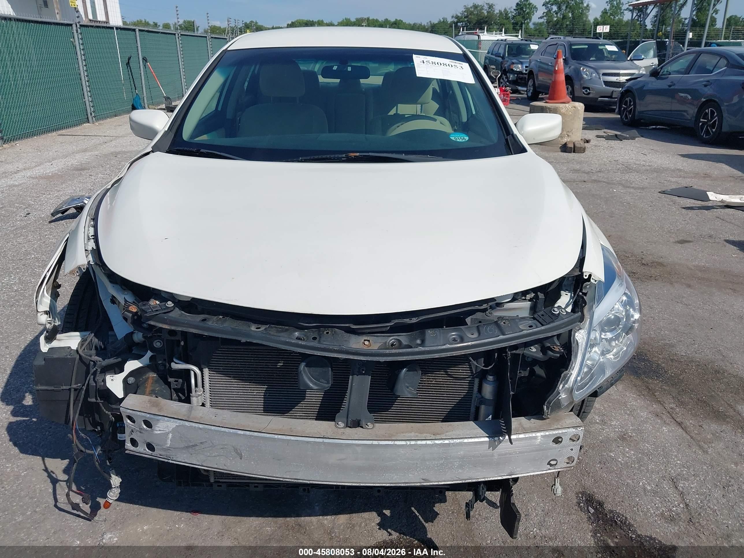 2015 Nissan Altima 2.5 S White vin: 1N4AL3AP4FC199916