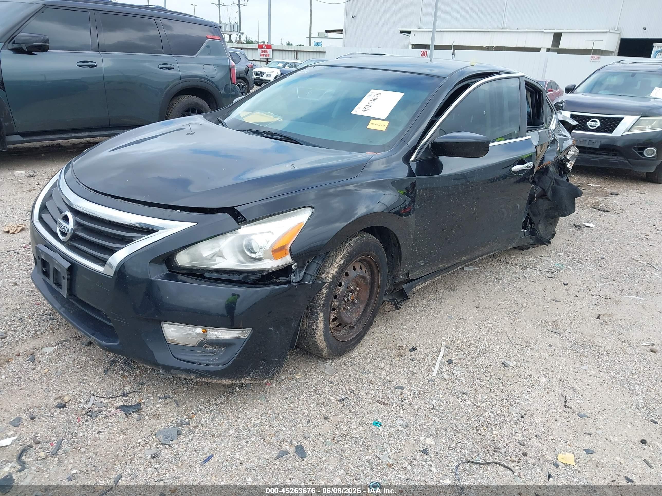 2015 Nissan Altima 2.5 S Black vin: 1N4AL3AP4FC224359