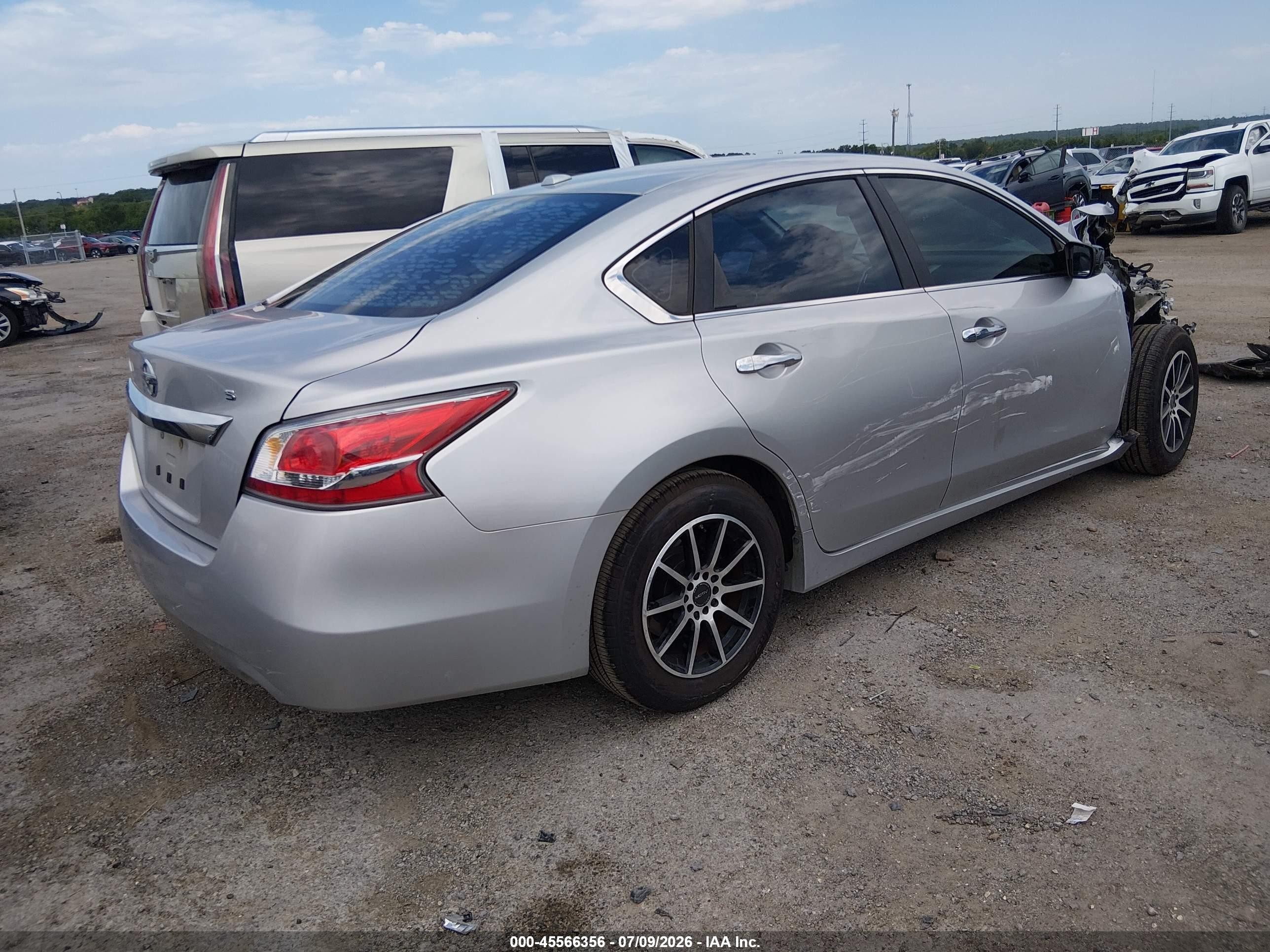 2015 Nissan Altima 2.5/2.5 S/2.5 Sl/2.5 Sv Silver vin: 1N4AL3AP4FC236415