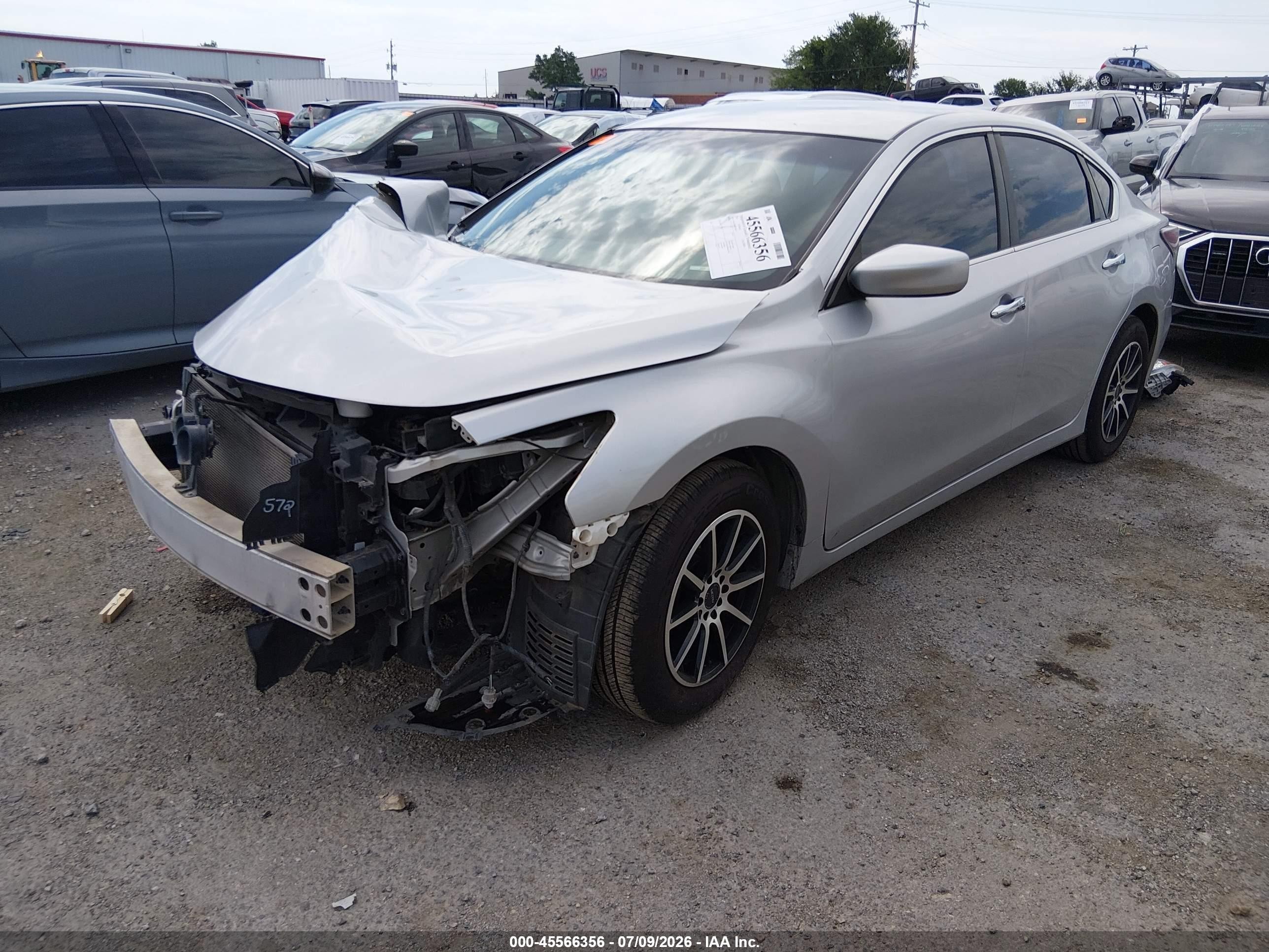 2015 Nissan Altima 2.5/2.5 S/2.5 Sl/2.5 Sv Silver vin: 1N4AL3AP4FC236415
