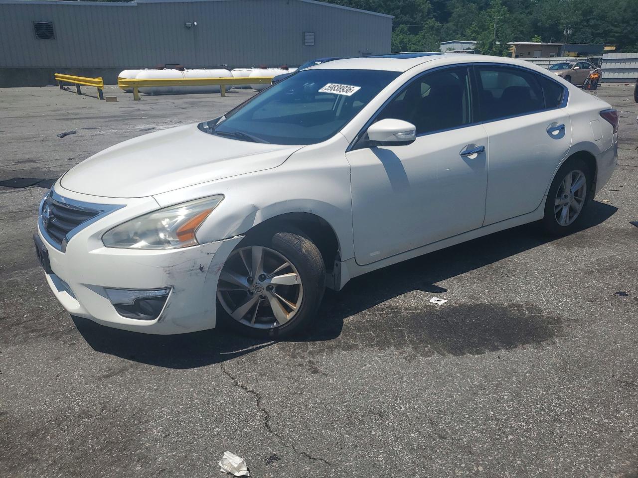 2015 Nissan Altima 2.5 Sv White vin: 1N4AL3AP4FC239069