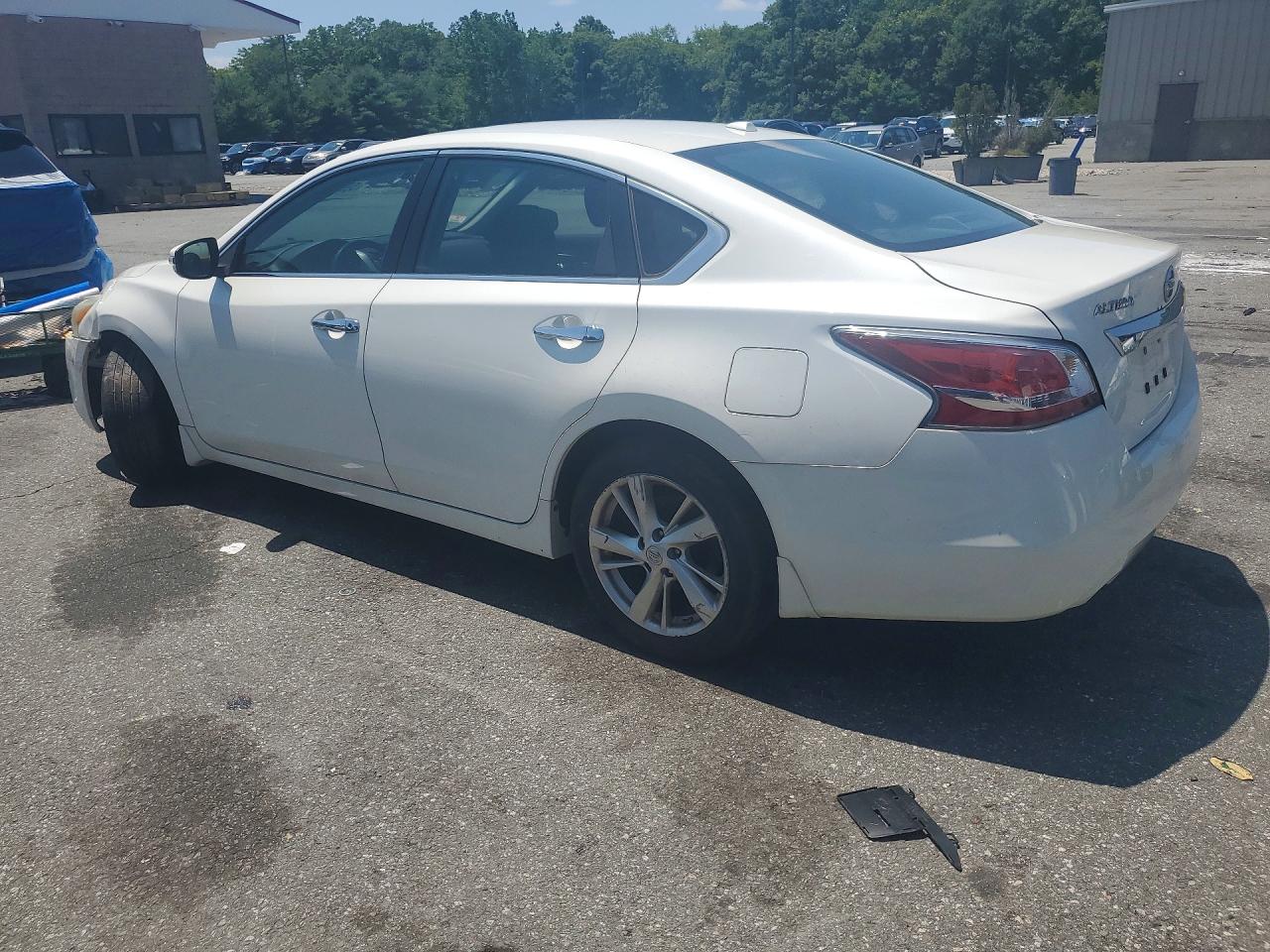 2015 Nissan Altima 2.5 Sv White vin: 1N4AL3AP4FC239069