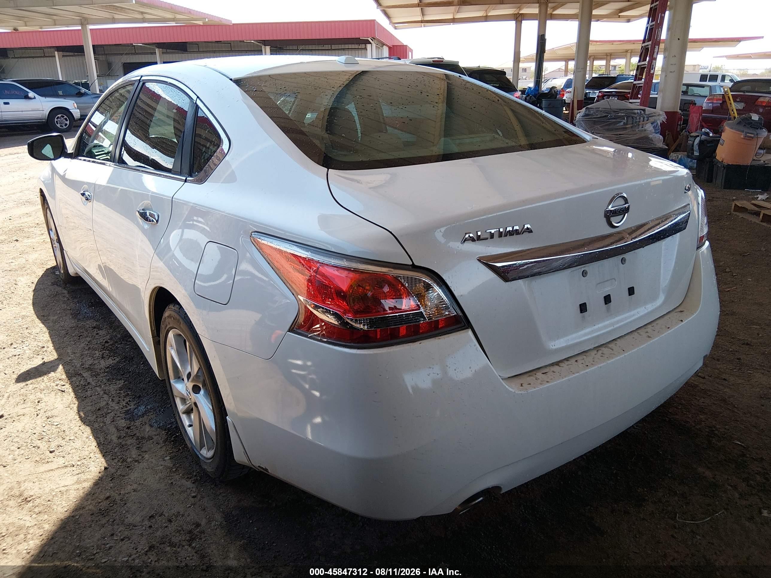 2015 Nissan Altima 2.5 Sv White vin: 1N4AL3AP4FC272671