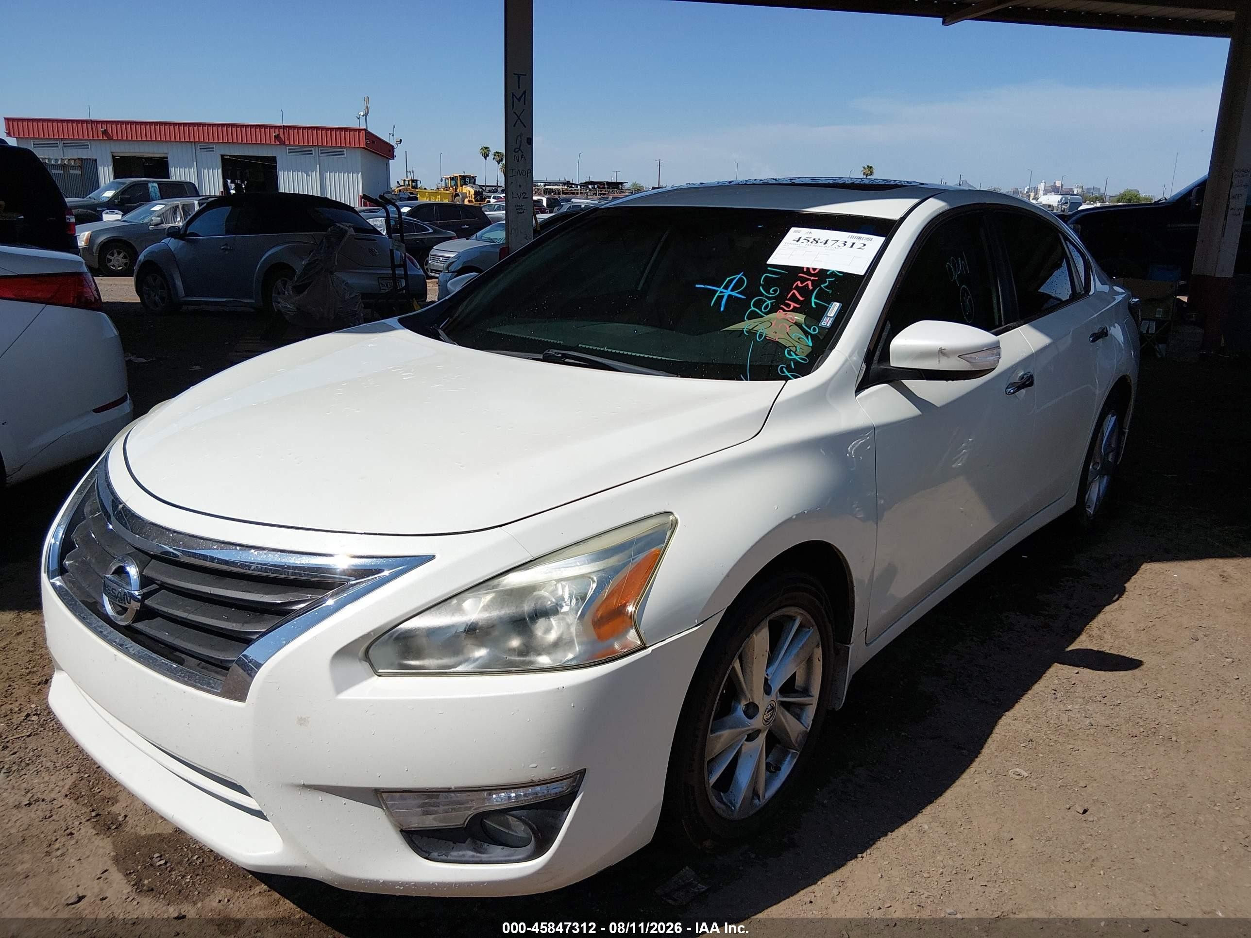 2015 Nissan Altima 2.5 Sv White vin: 1N4AL3AP4FC272671