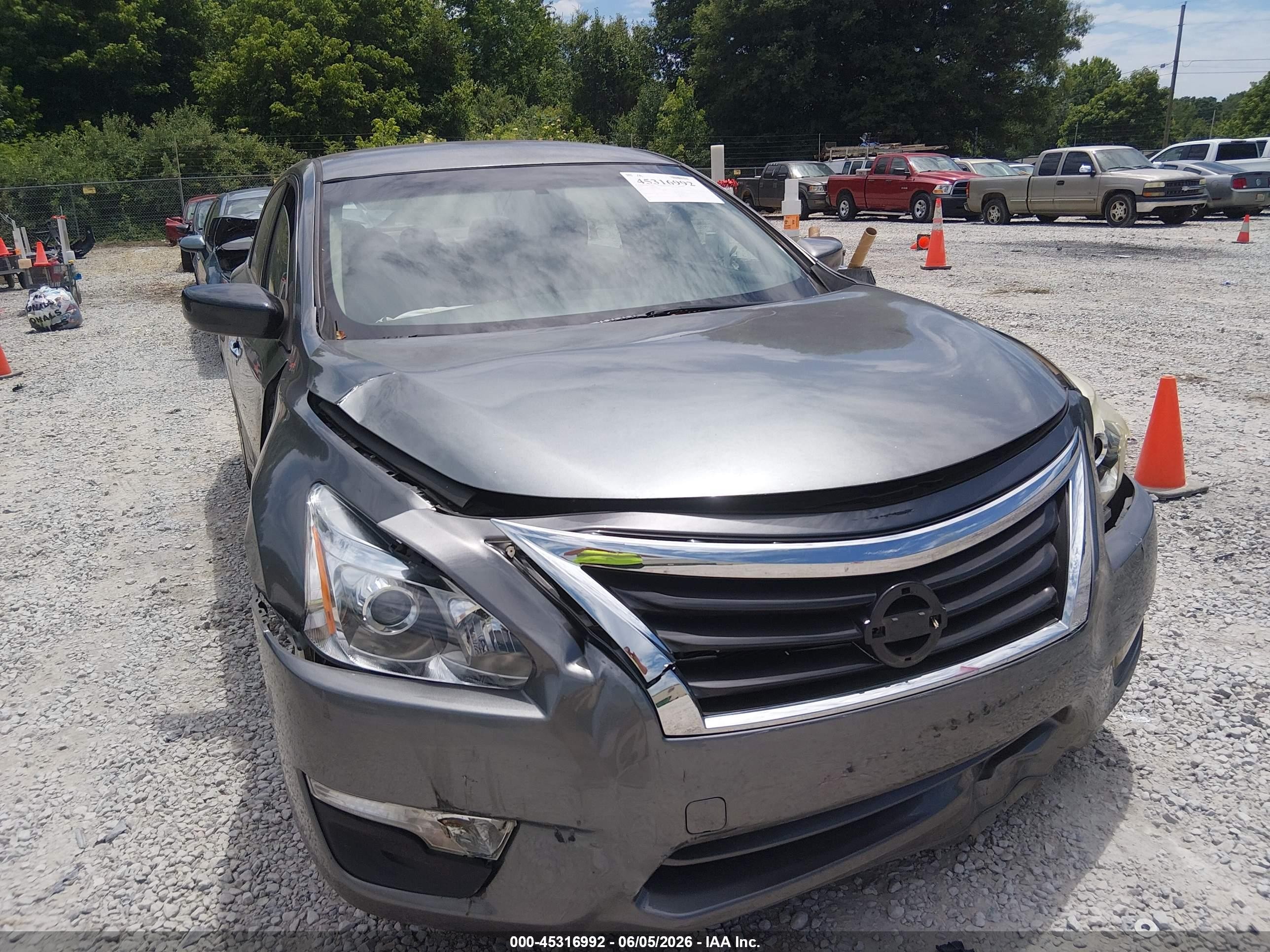 2015 Nissan Altima 2.5/2.5 S/2.5 Sl/2.5 Sv Gray vin: 1N4AL3AP4FC275523
