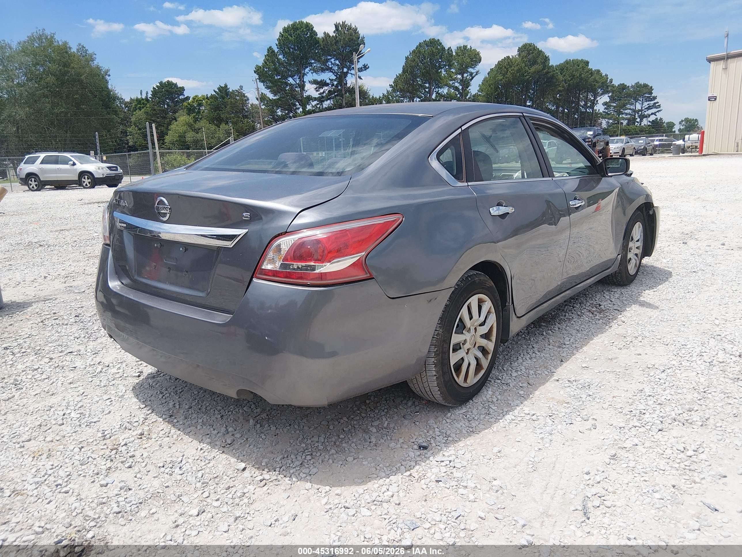 2015 Nissan Altima 2.5/2.5 S/2.5 Sl/2.5 Sv Gray vin: 1N4AL3AP4FC275523
