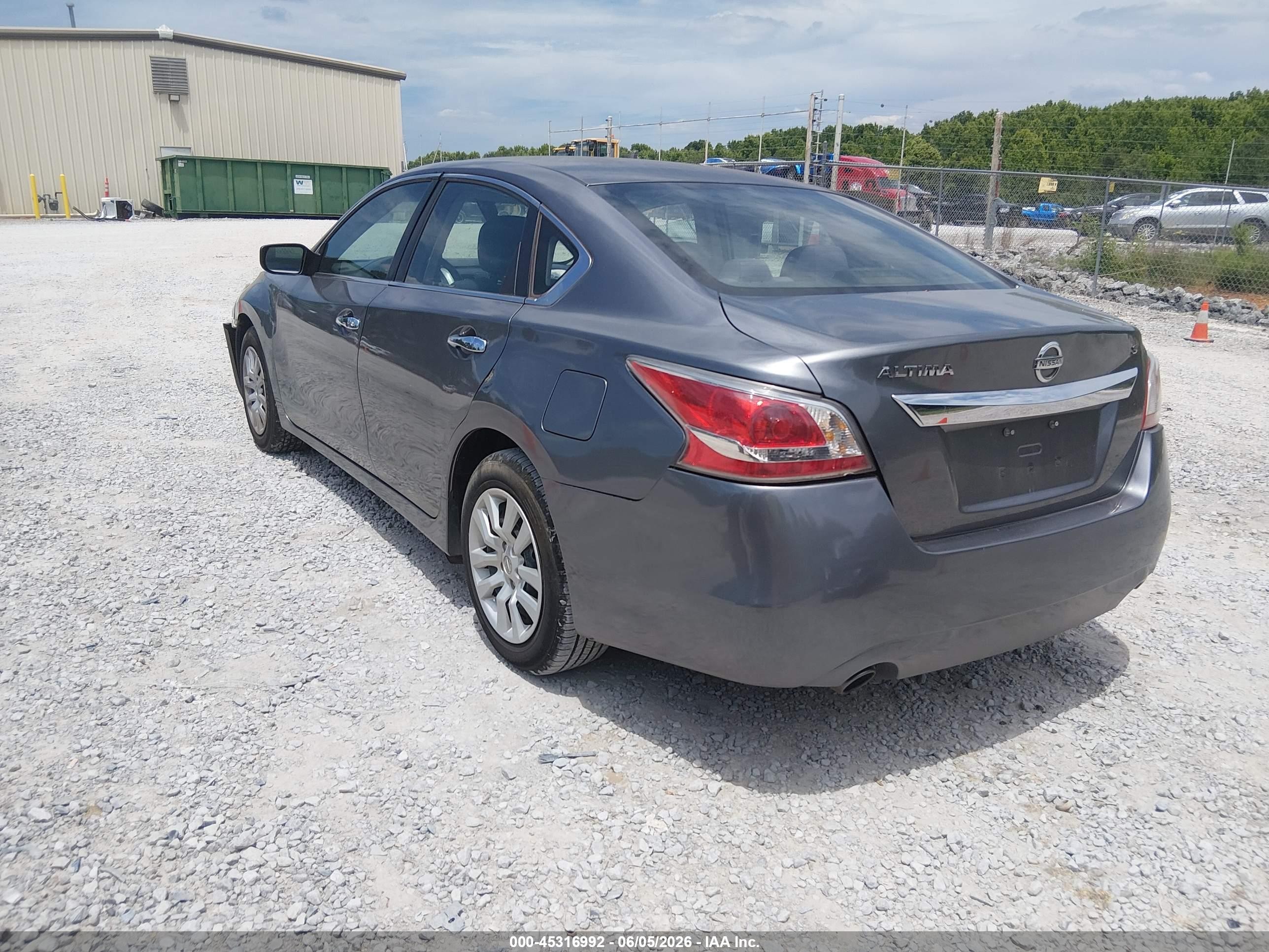 2015 Nissan Altima 2.5/2.5 S/2.5 Sl/2.5 Sv Gray vin: 1N4AL3AP4FC275523