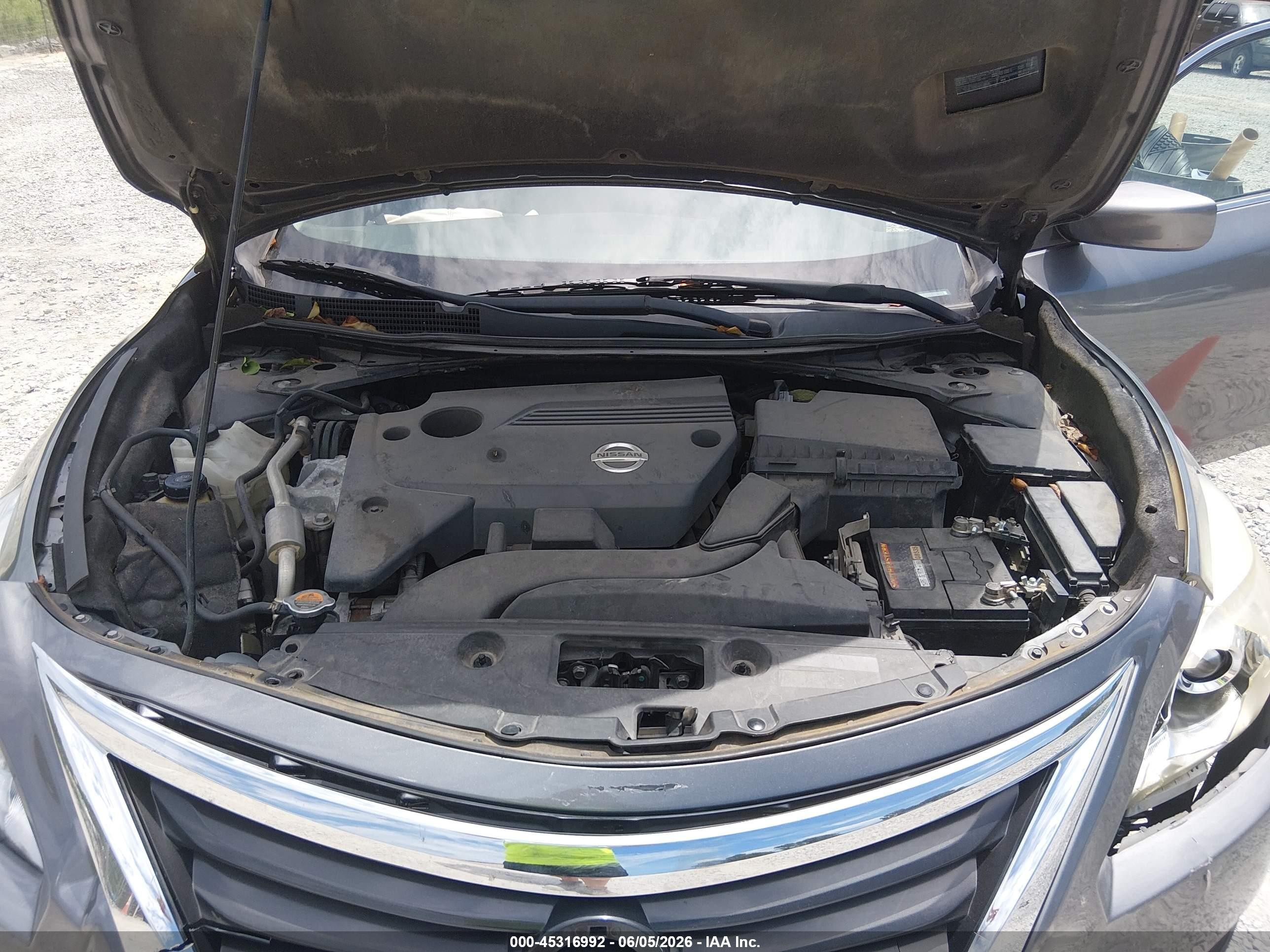 2015 Nissan Altima 2.5/2.5 S/2.5 Sl/2.5 Sv Gray vin: 1N4AL3AP4FC275523