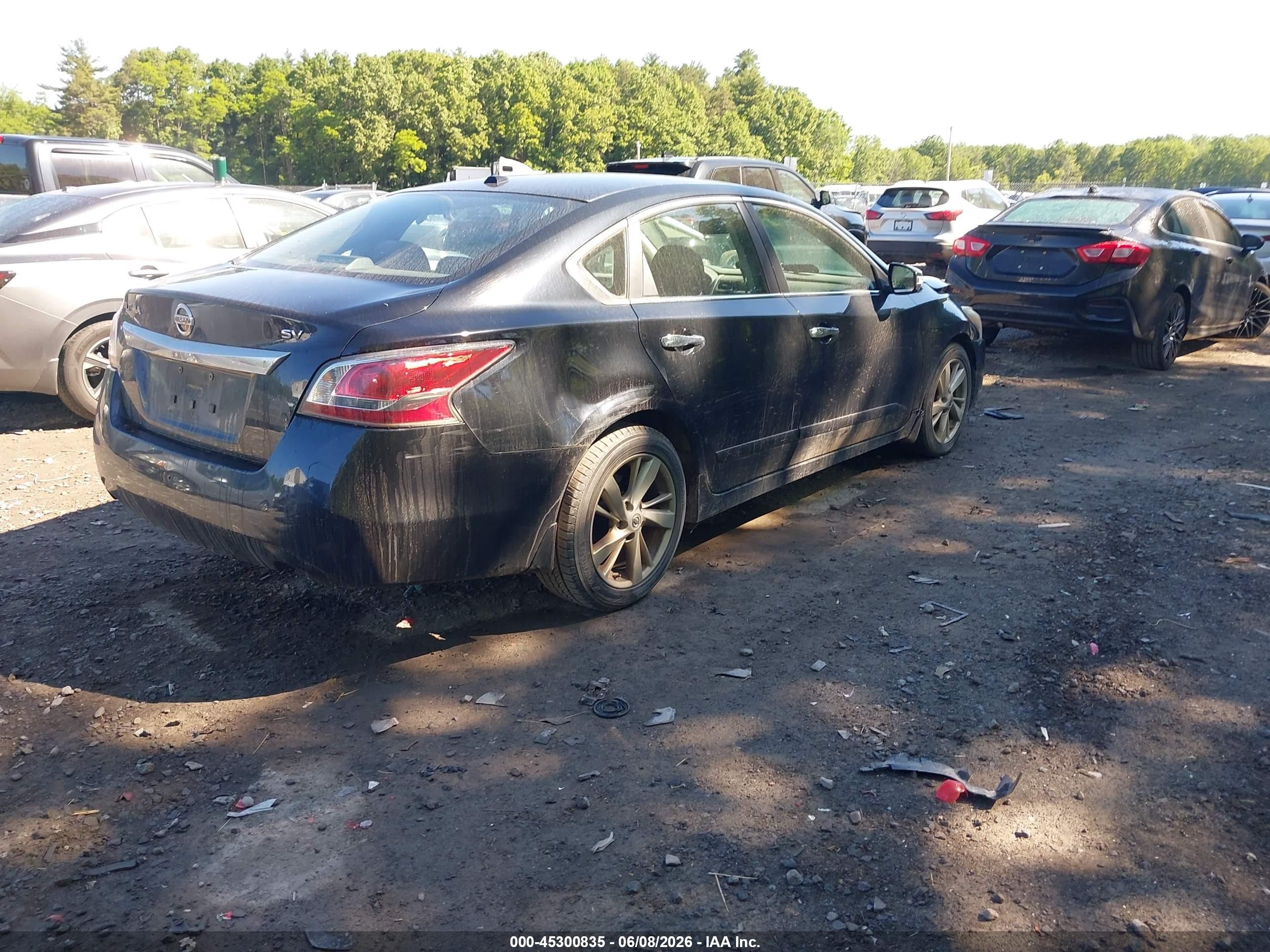 2015 Nissan Altima 2.5 Sv Black vin: 1N4AL3AP4FC278552