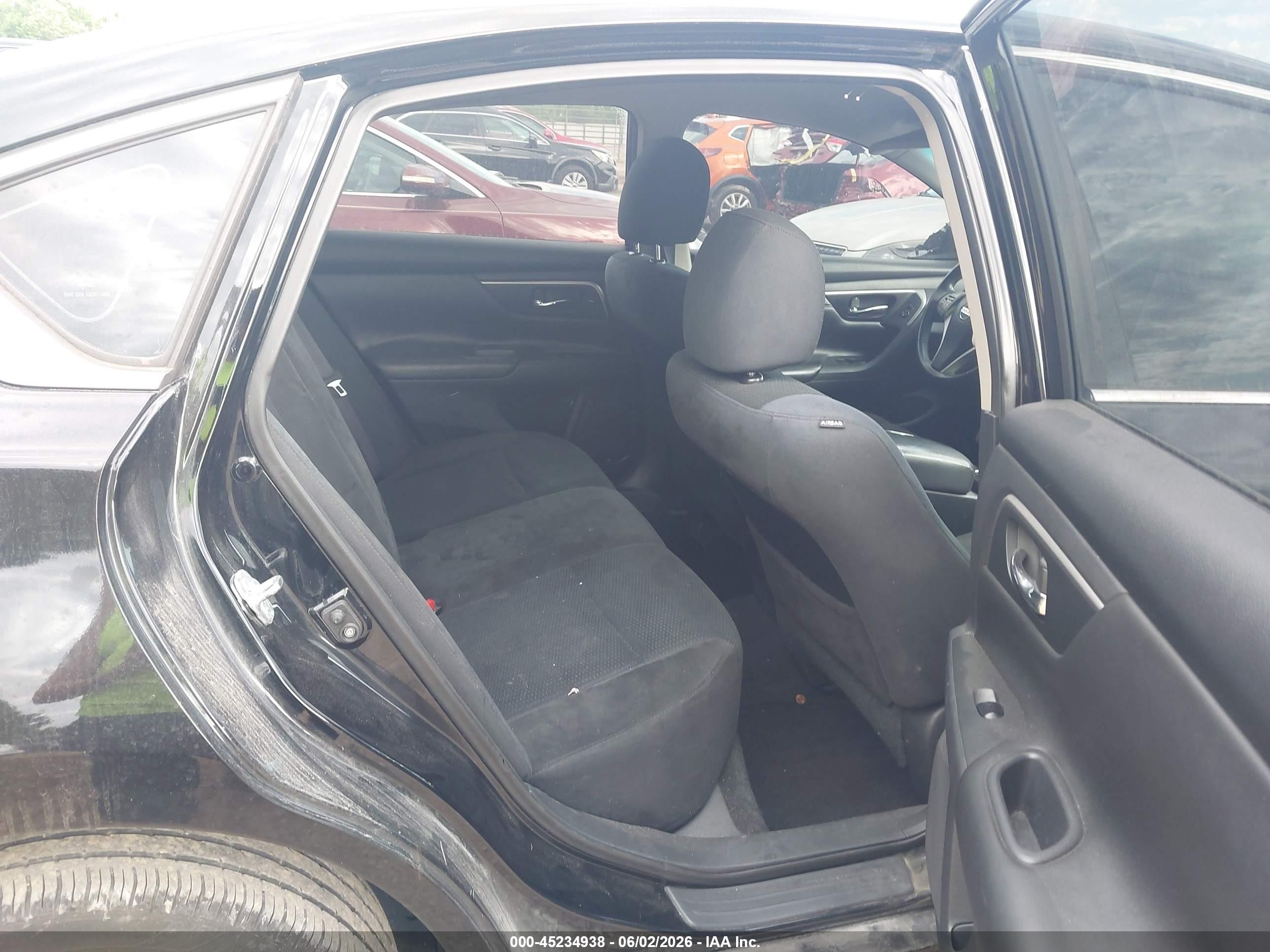 2015 Nissan Altima 2.5 Sv Black vin: 1N4AL3AP4FC280107
