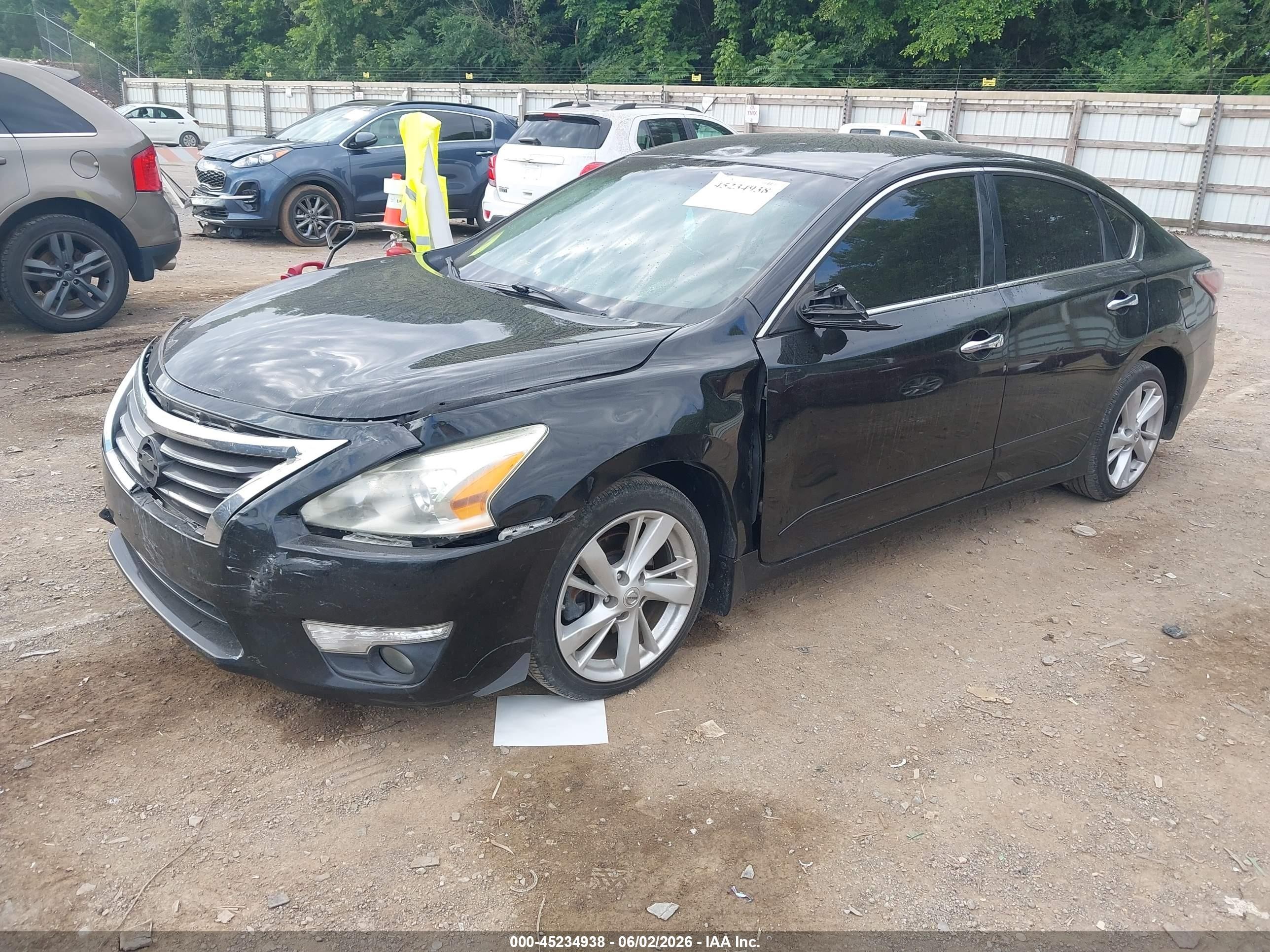 2015 Nissan Altima 2.5 Sv Black vin: 1N4AL3AP4FC280107