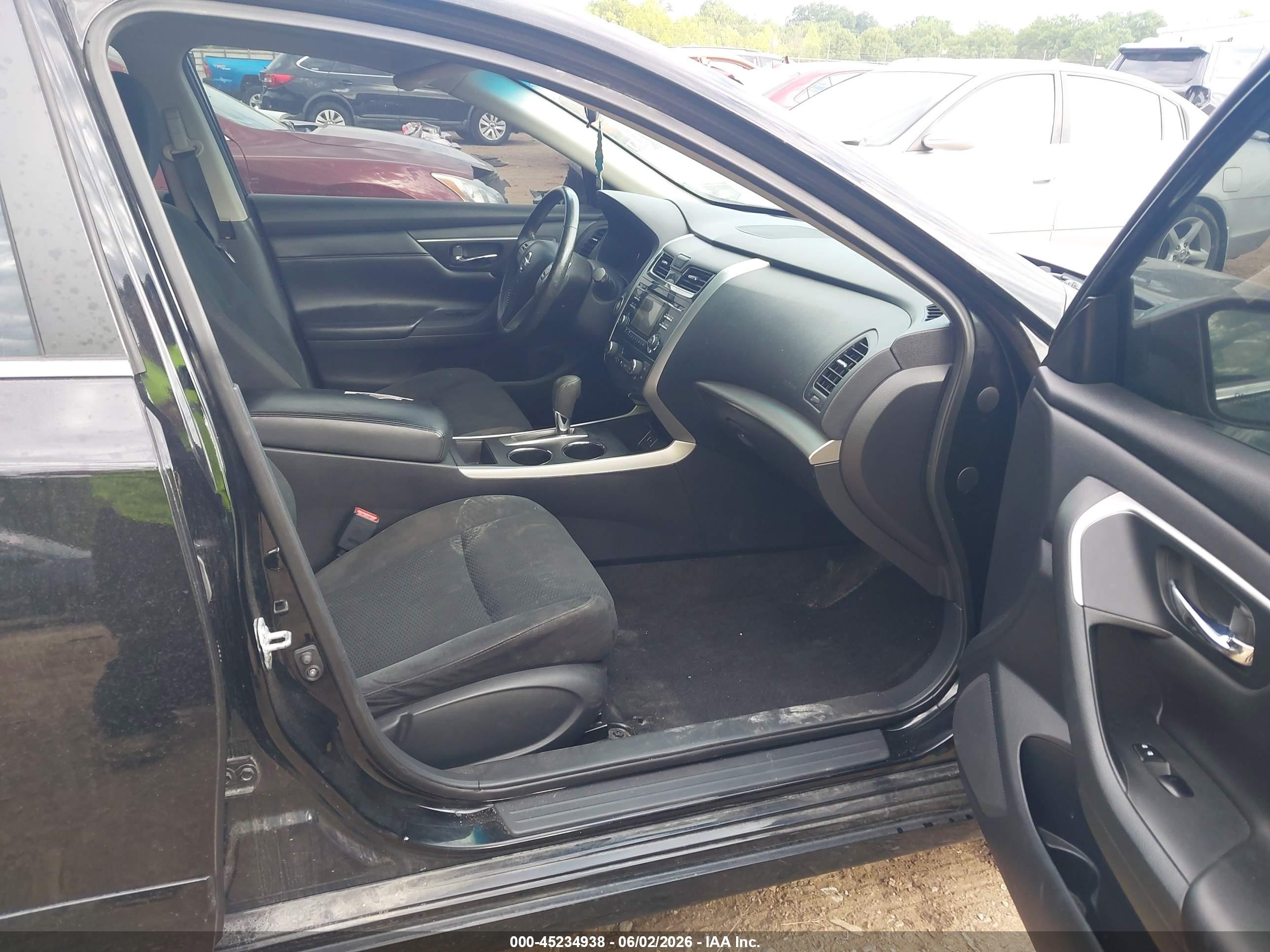 2015 Nissan Altima 2.5 Sv Black vin: 1N4AL3AP4FC280107