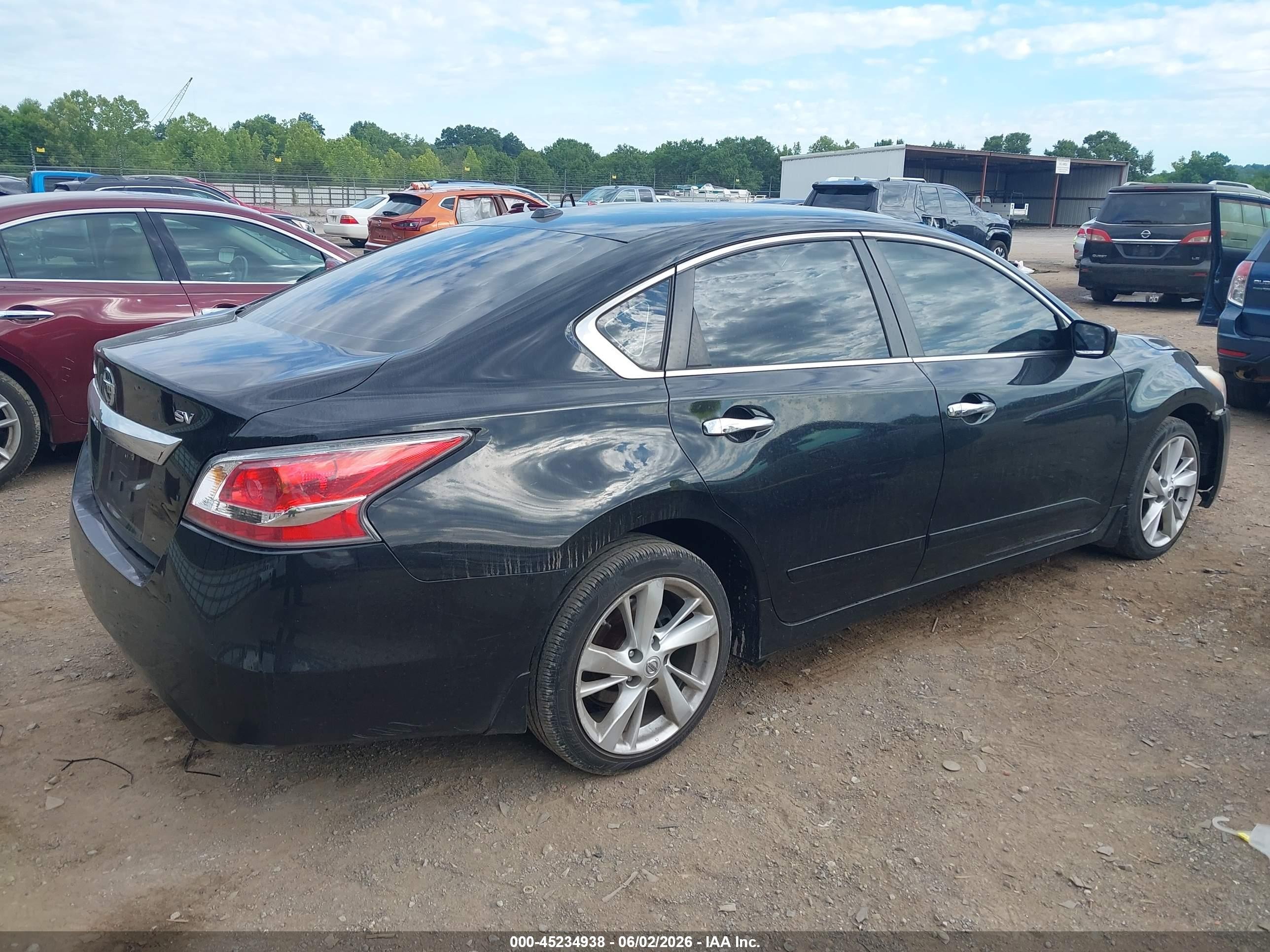2015 Nissan Altima 2.5 Sv Black vin: 1N4AL3AP4FC280107