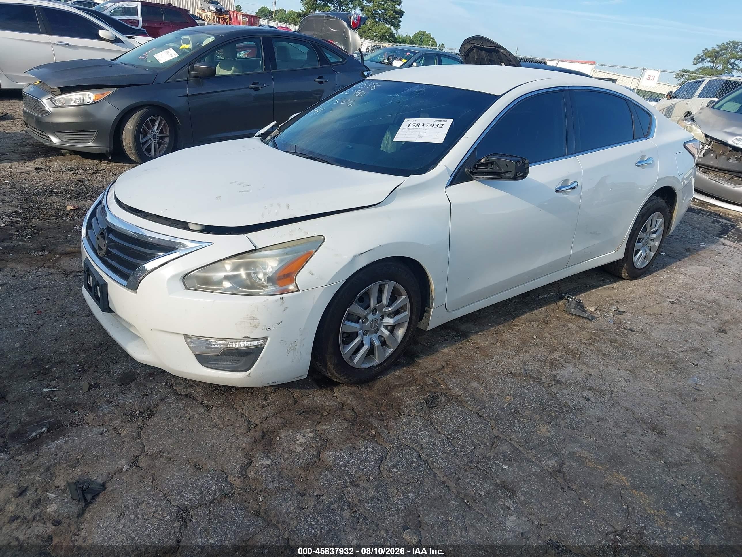 2015 Nissan Altima 2.5/2.5 S/2.5 Sl/2.5 Sv White vin: 1N4AL3AP4FC280818