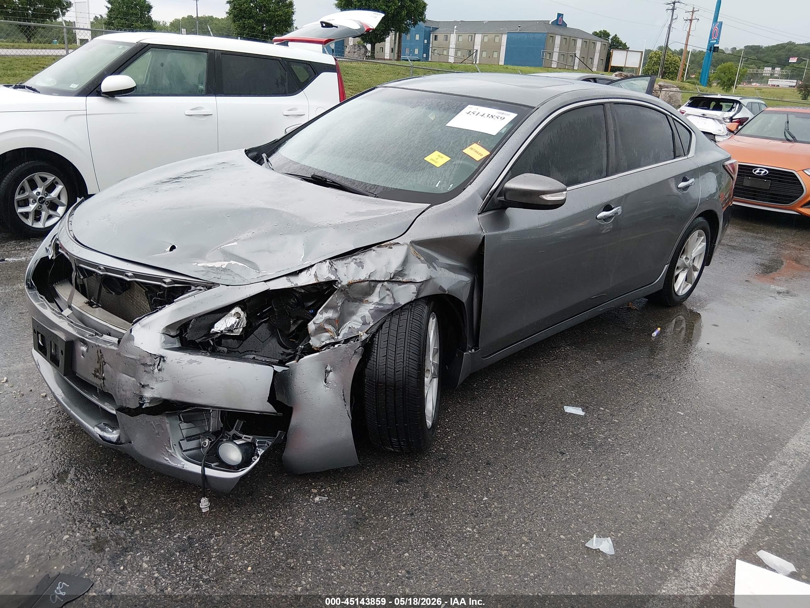 2015 Nissan Altima 2.5 Sv Gray vin: 1N4AL3AP4FC294279