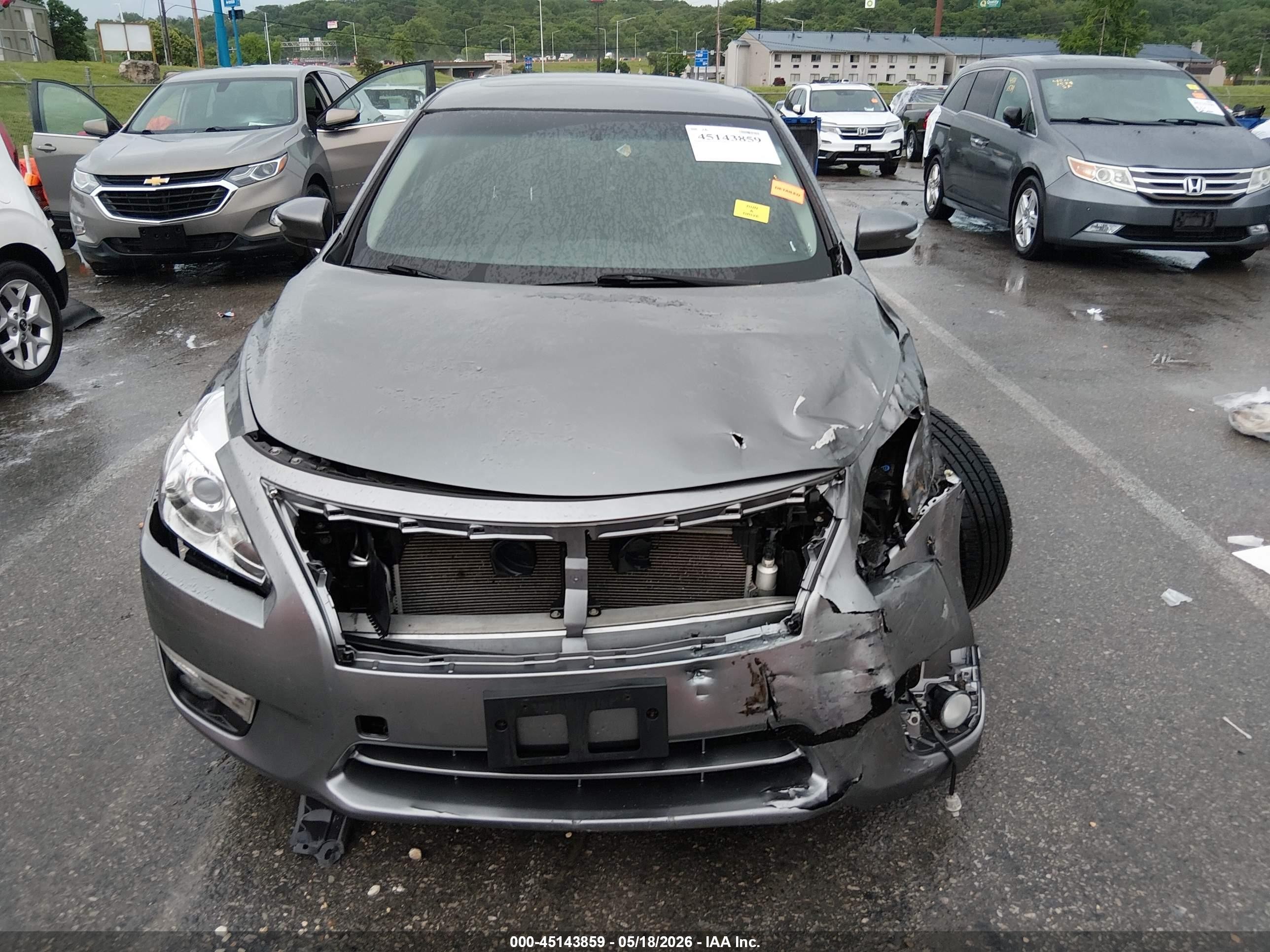 2015 Nissan Altima 2.5 Sv Gray vin: 1N4AL3AP4FC294279