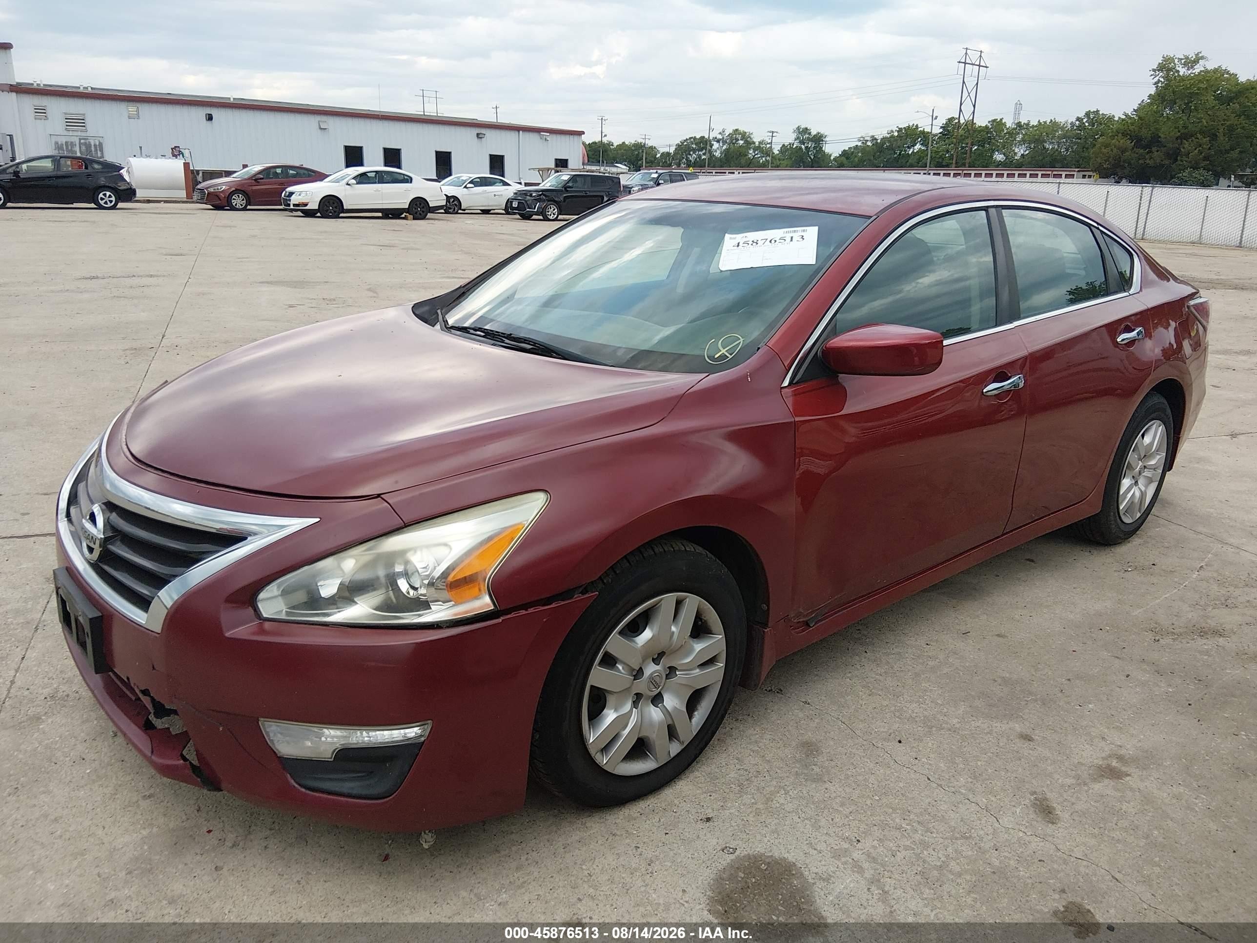 2015 Nissan Altima 2.5 S Maroon vin: 1N4AL3AP4FC410158