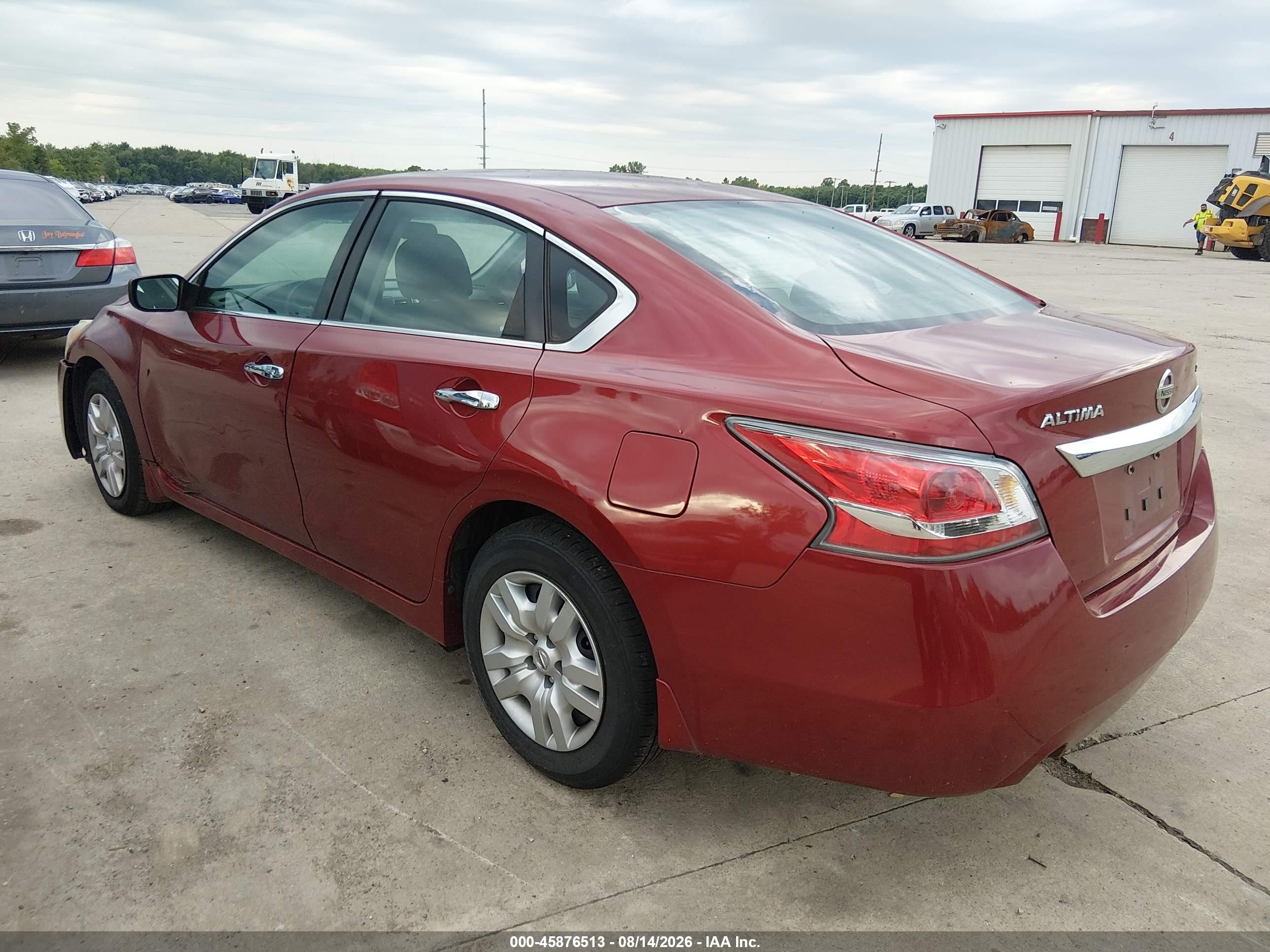 2015 Nissan Altima 2.5 S Maroon vin: 1N4AL3AP4FC410158