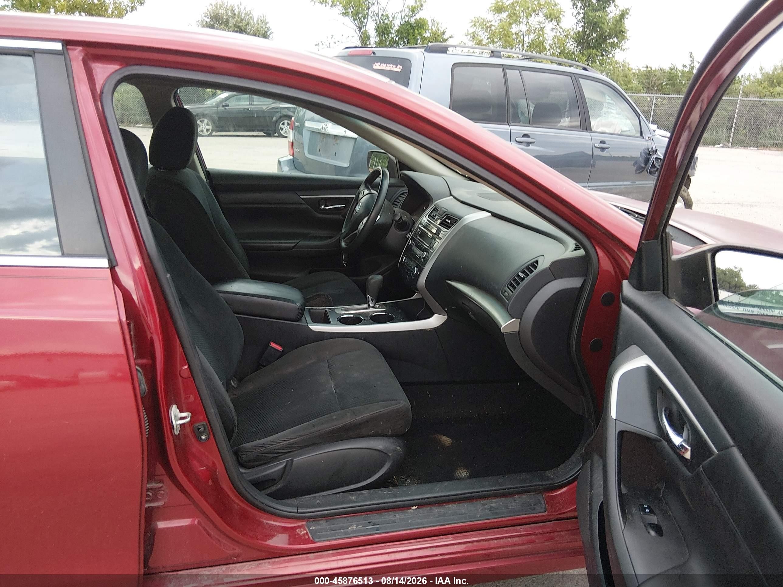 2015 Nissan Altima 2.5 S Maroon vin: 1N4AL3AP4FC410158