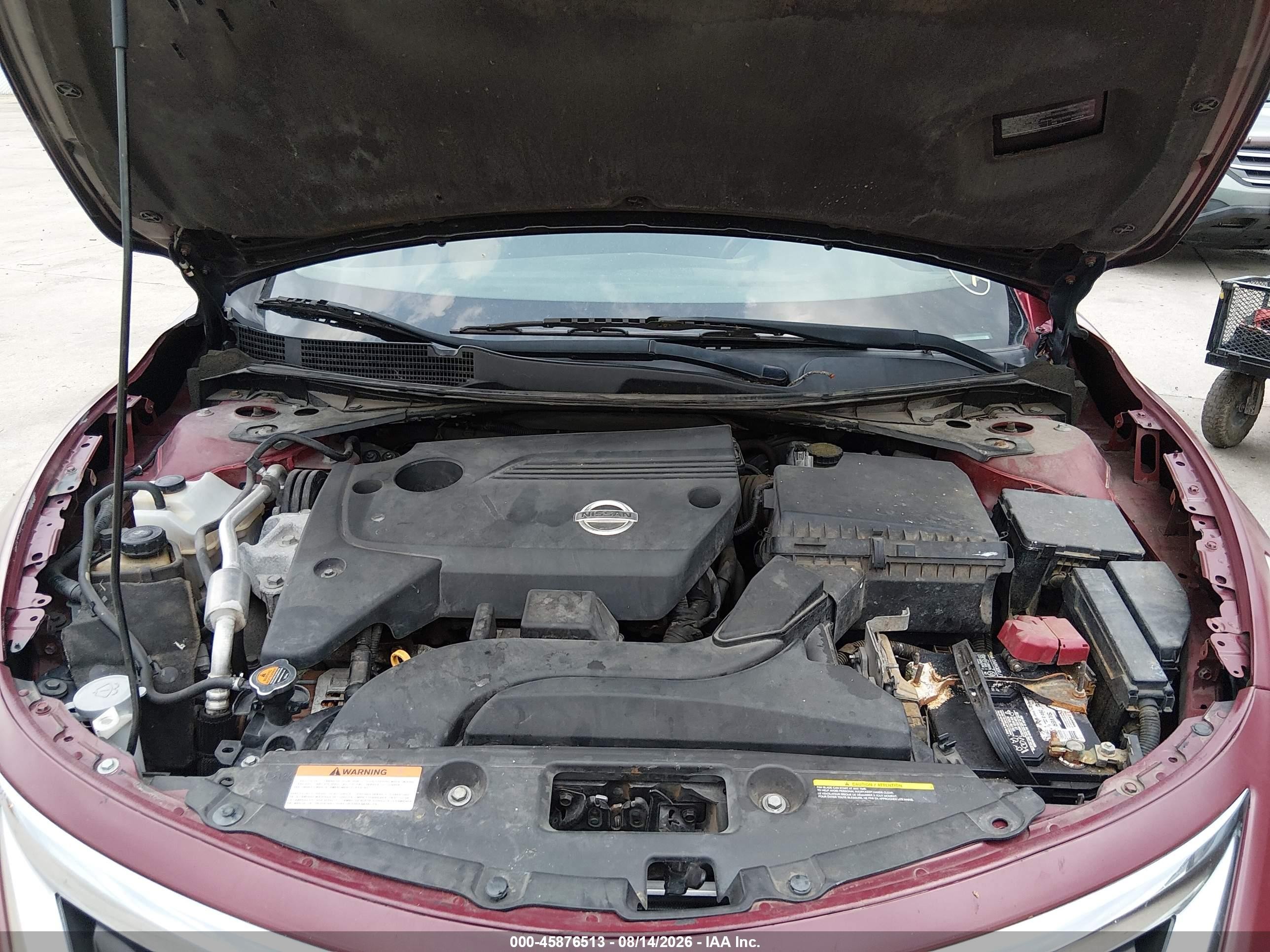 2015 Nissan Altima 2.5 S Maroon vin: 1N4AL3AP4FC410158