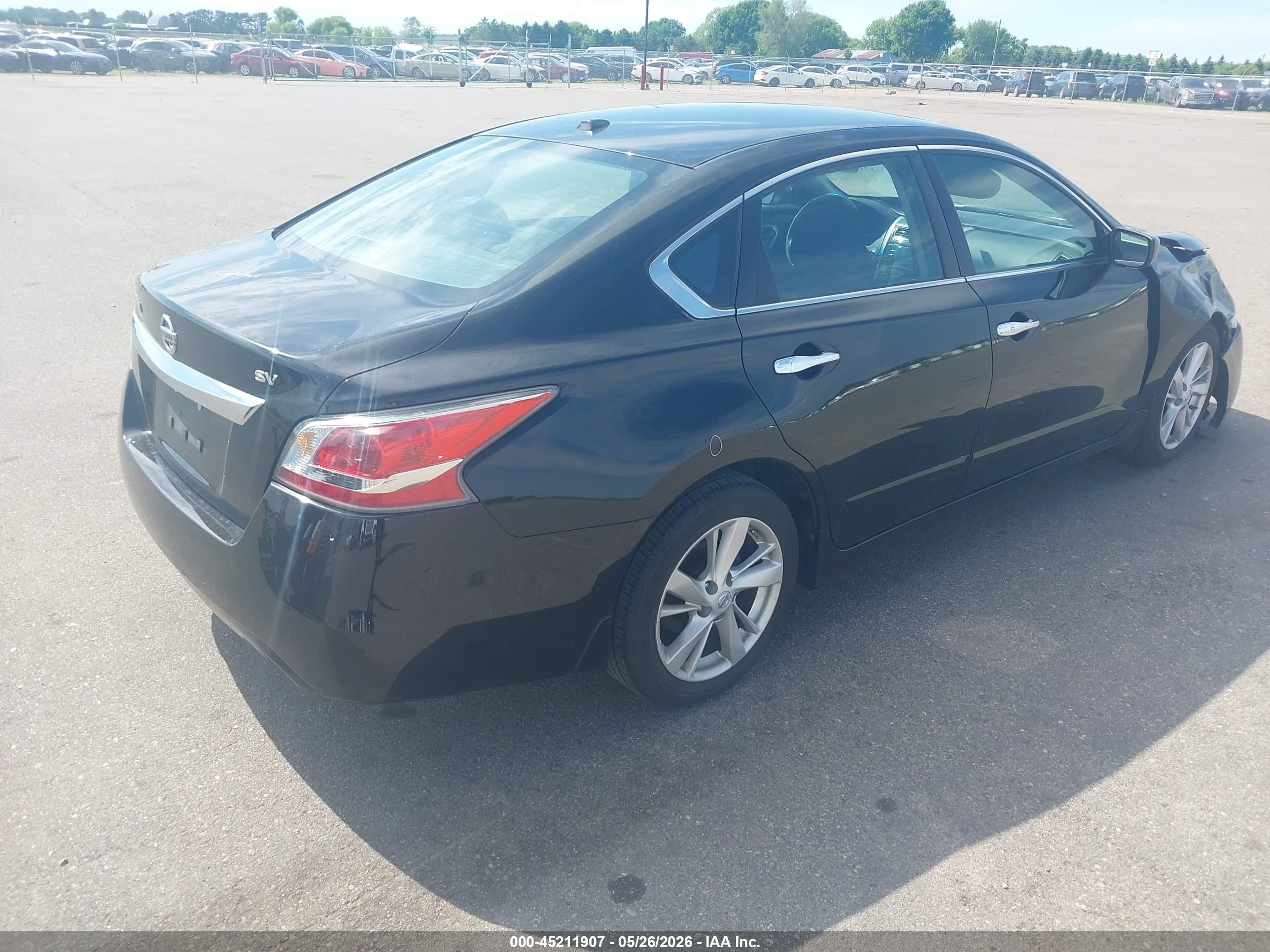 2015 Nissan Altima 2.5 Sv Black vin: 1N4AL3AP4FC432886