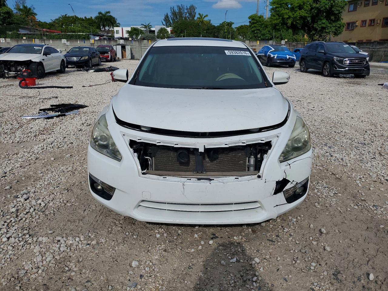2015 Nissan Altima 2.5 Sv White vin: 1N4AL3AP4FC442057