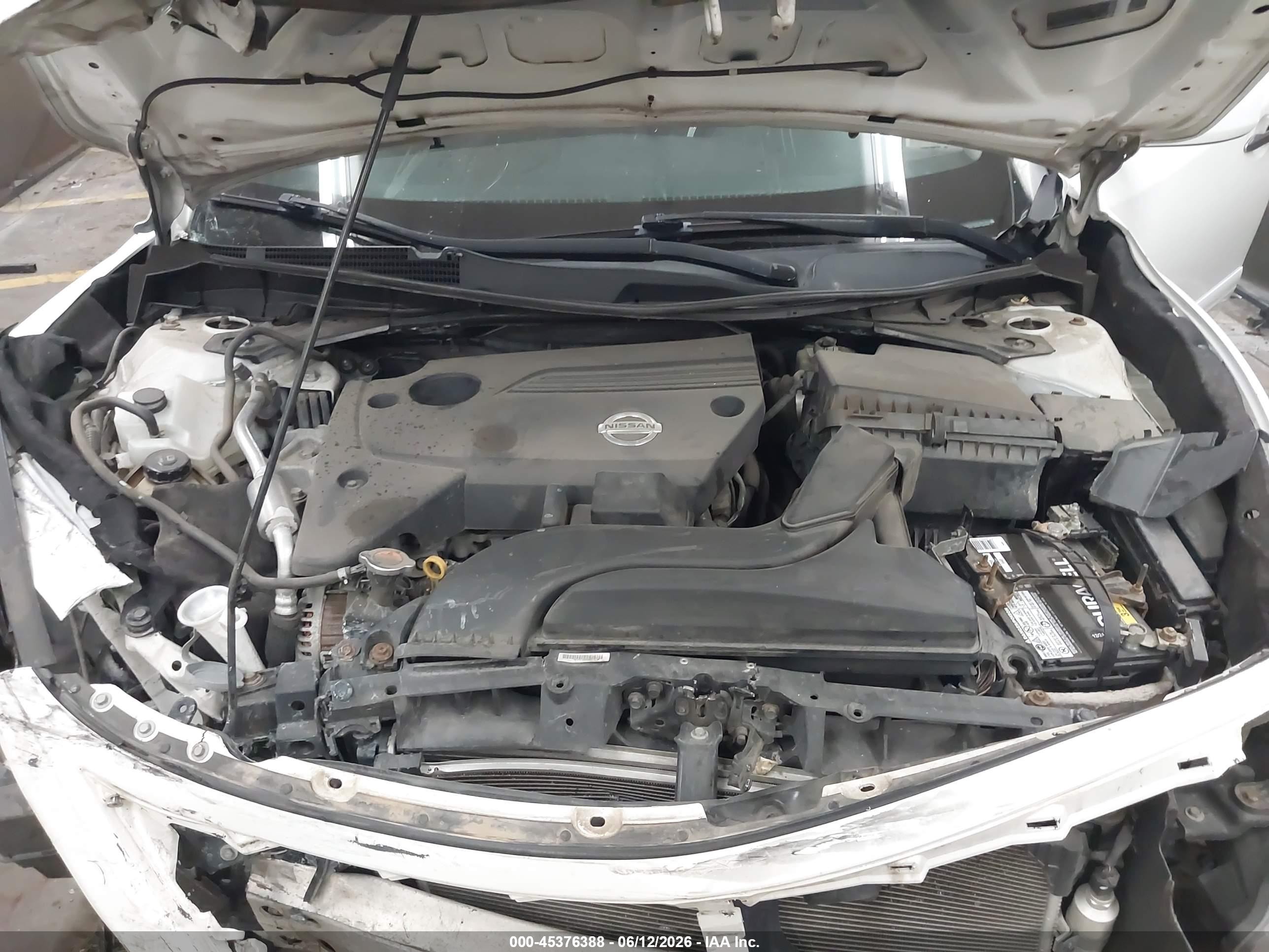 2015 Nissan Altima 2.5 Sv White vin: 1N4AL3AP4FC442978