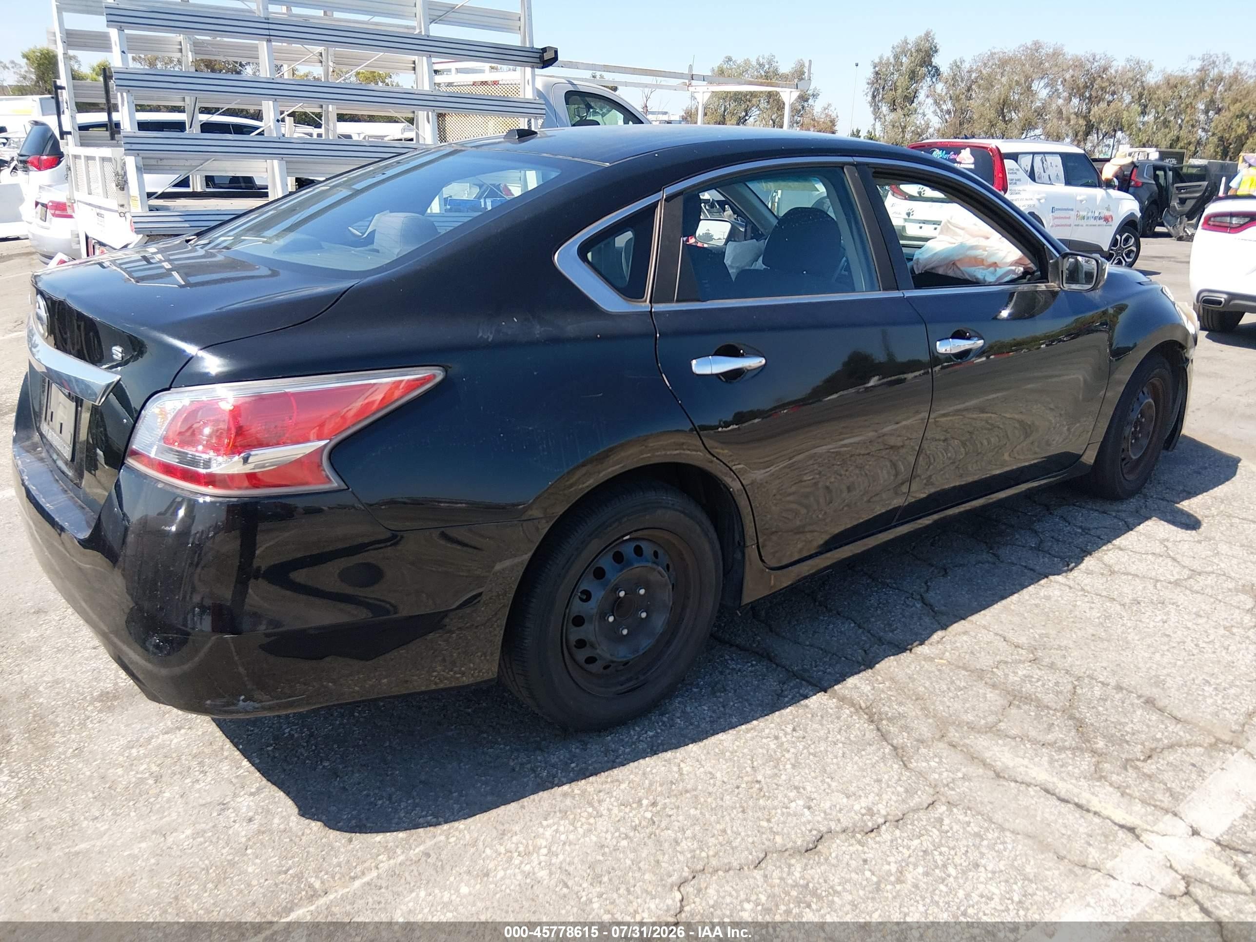 2015 Nissan Altima 2.5/2.5 S/2.5 Sl/2.5 Sv Black vin: 1N4AL3AP4FC444326