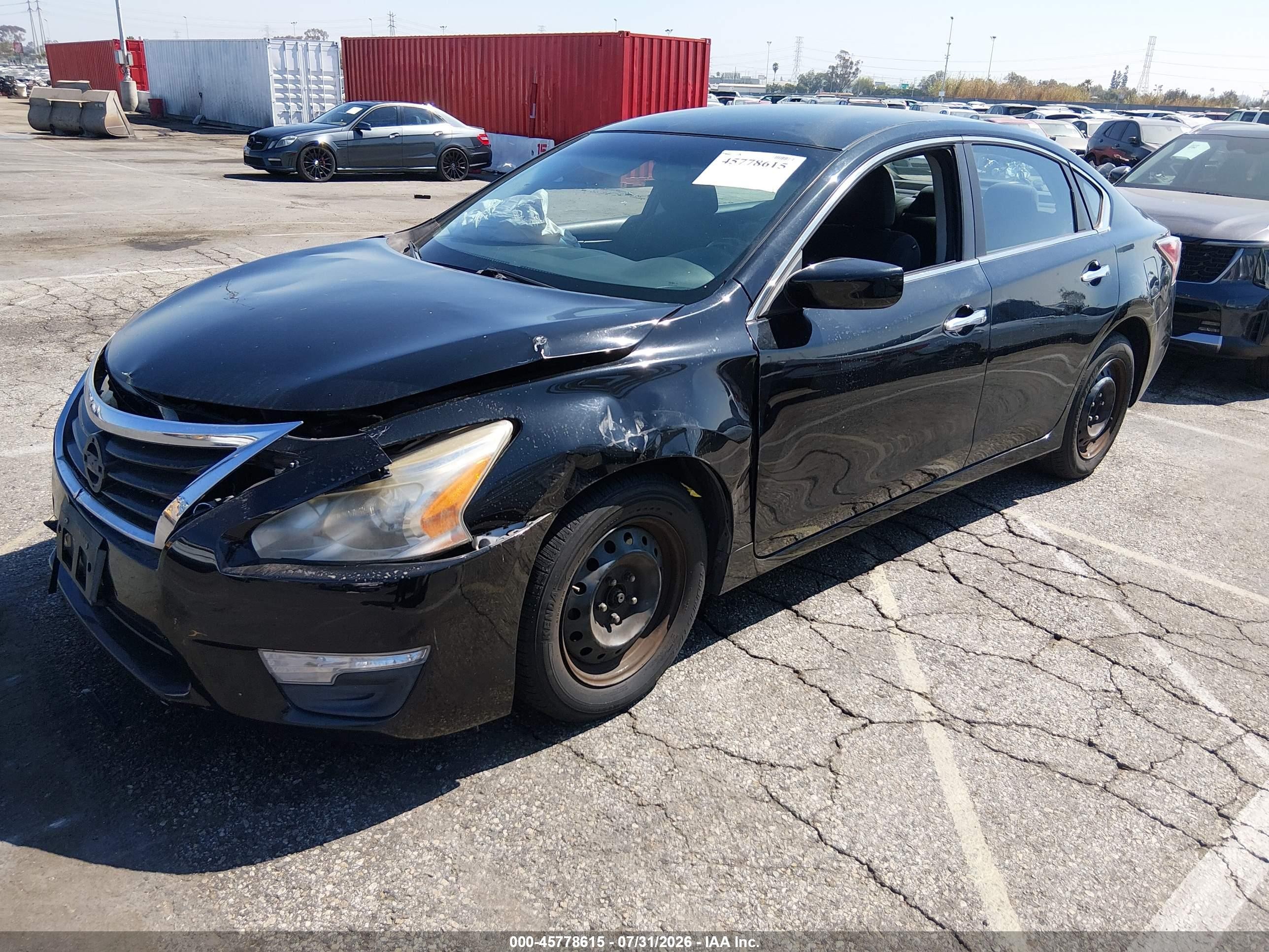 2015 Nissan Altima 2.5/2.5 S/2.5 Sl/2.5 Sv Black vin: 1N4AL3AP4FC444326