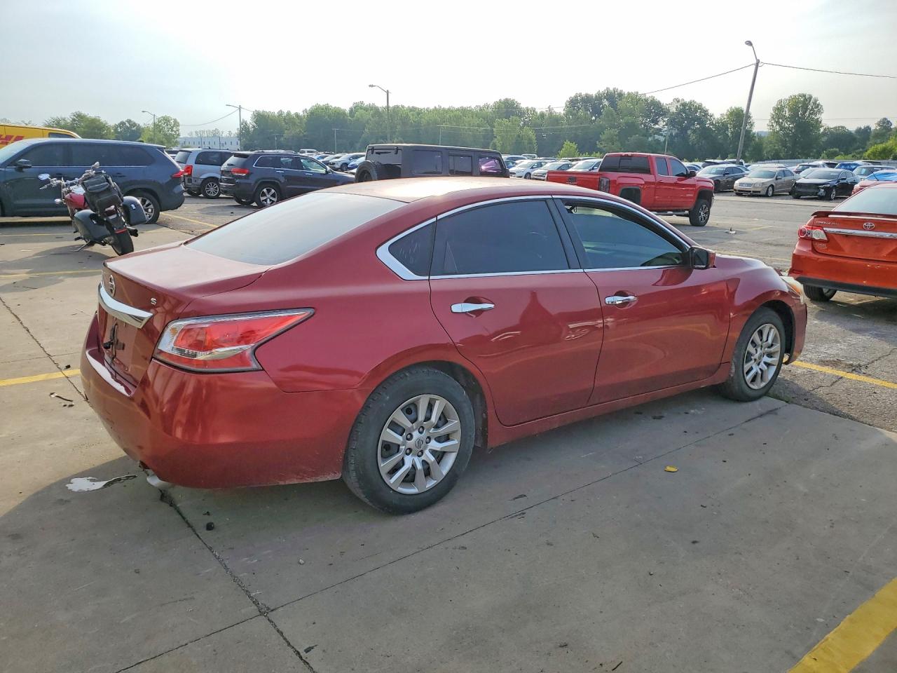 2015 Nissan Altima 2.5 S Maroon vin: 1N4AL3AP4FC447128